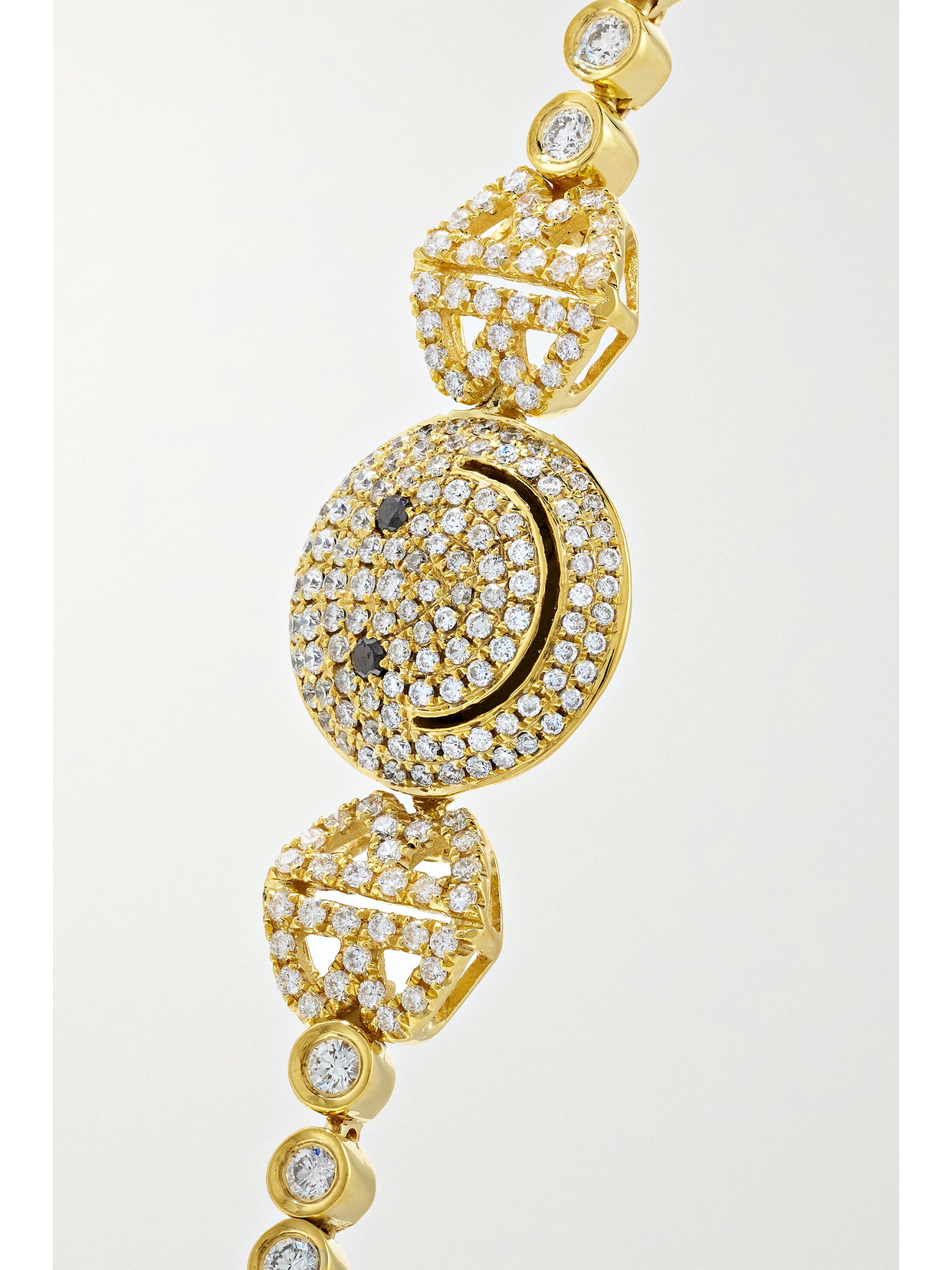 Lorraine Schwartz 2b Happy Medium 18-karat Gold Diamond Bracelet In Gold