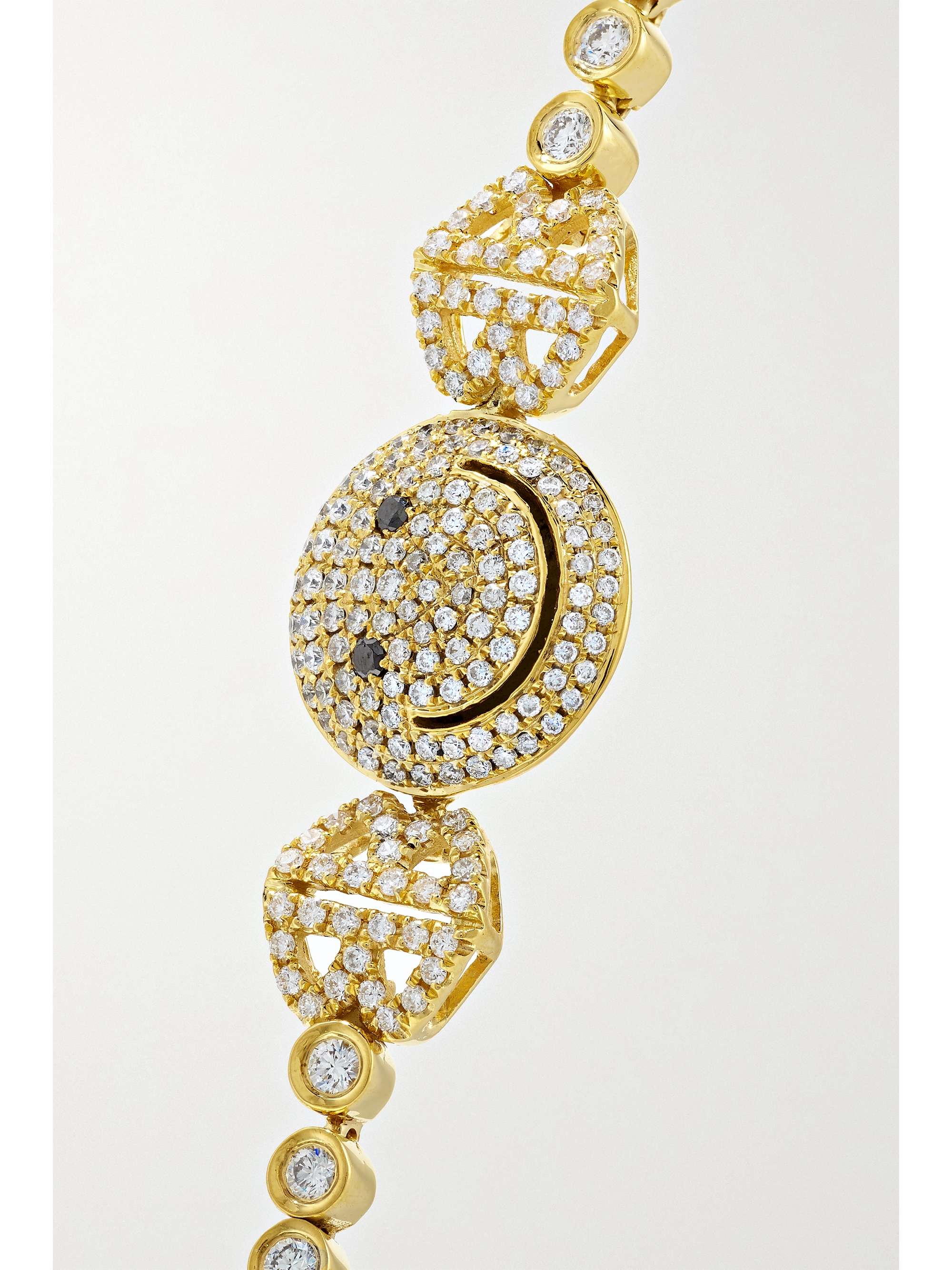 LORRAINE SCHWARTZ 2B Happy medium 18-karat gold diamond bracelet