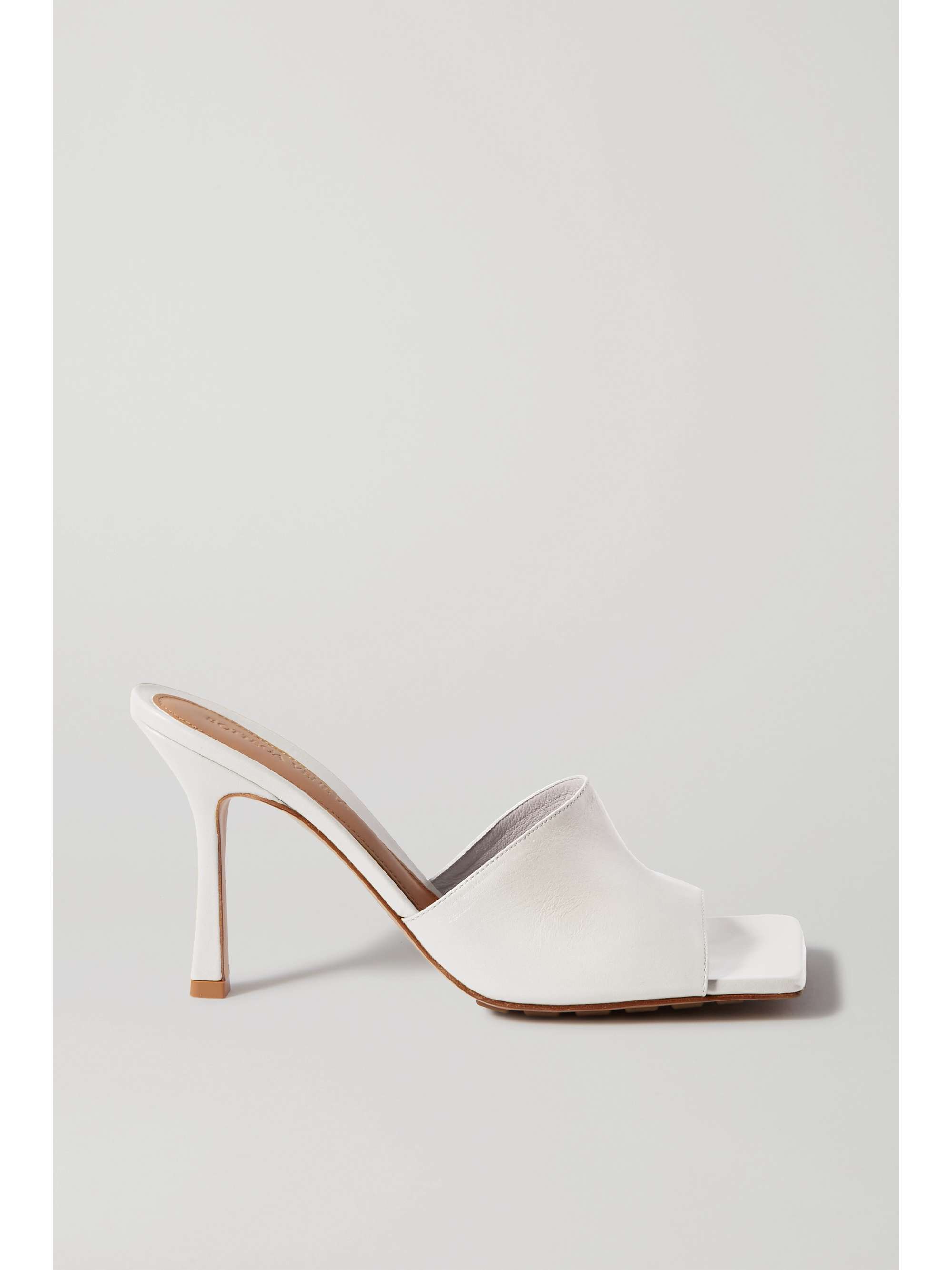 White Leather Mules Bottega Veneta Net A Porter White Leather Mules Bottega Veneta Net A Porter