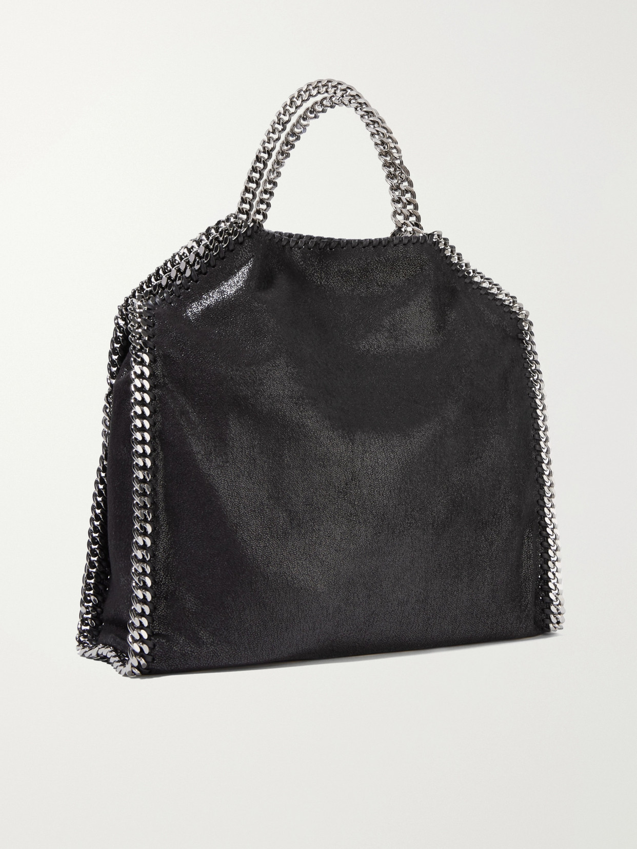 The Falabella Medium Faux Brushed-Leather Shoulder Bag