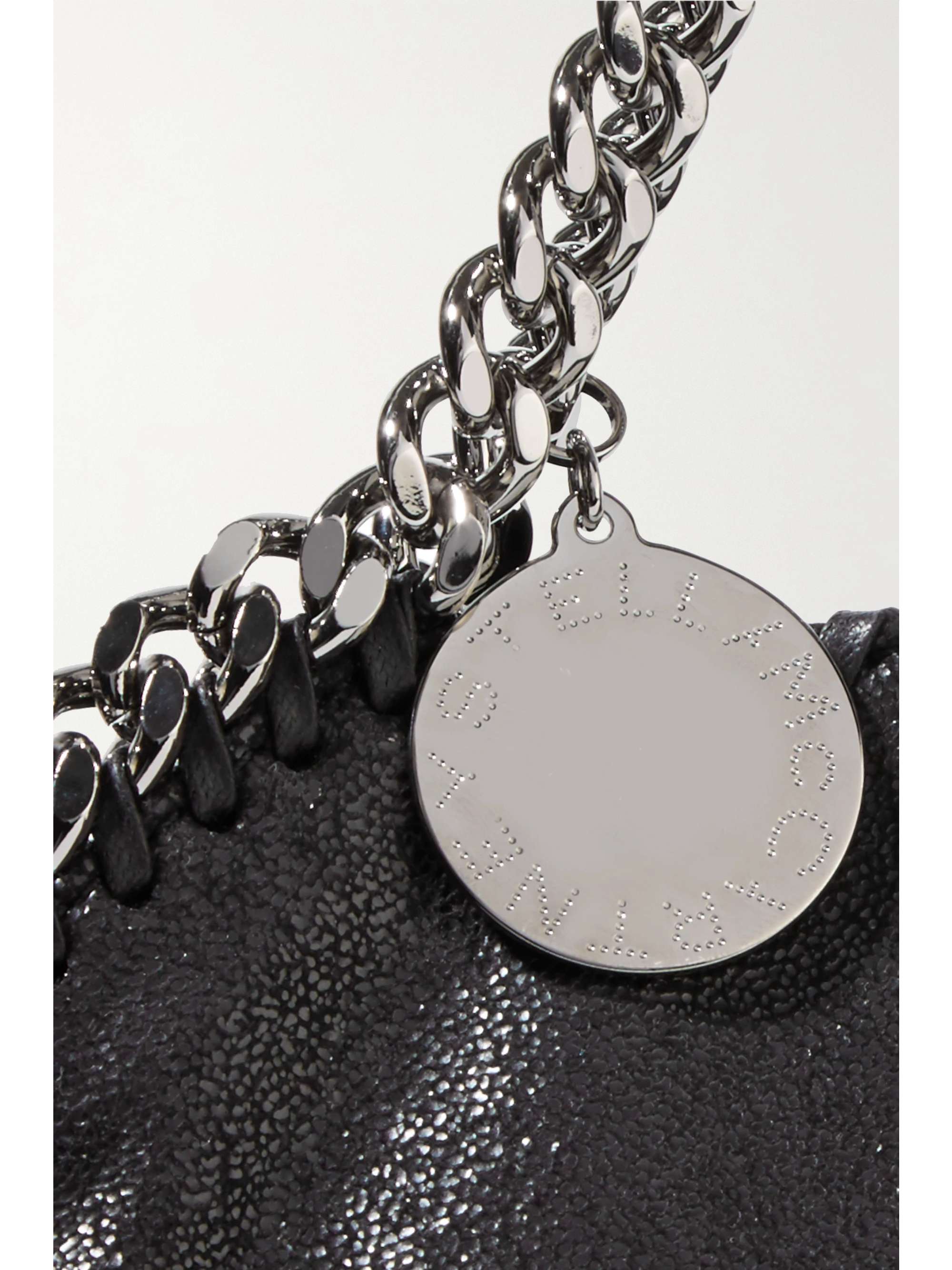STELLA MCCARTNEY The Falabella medium faux brushed-leather shoulder bag