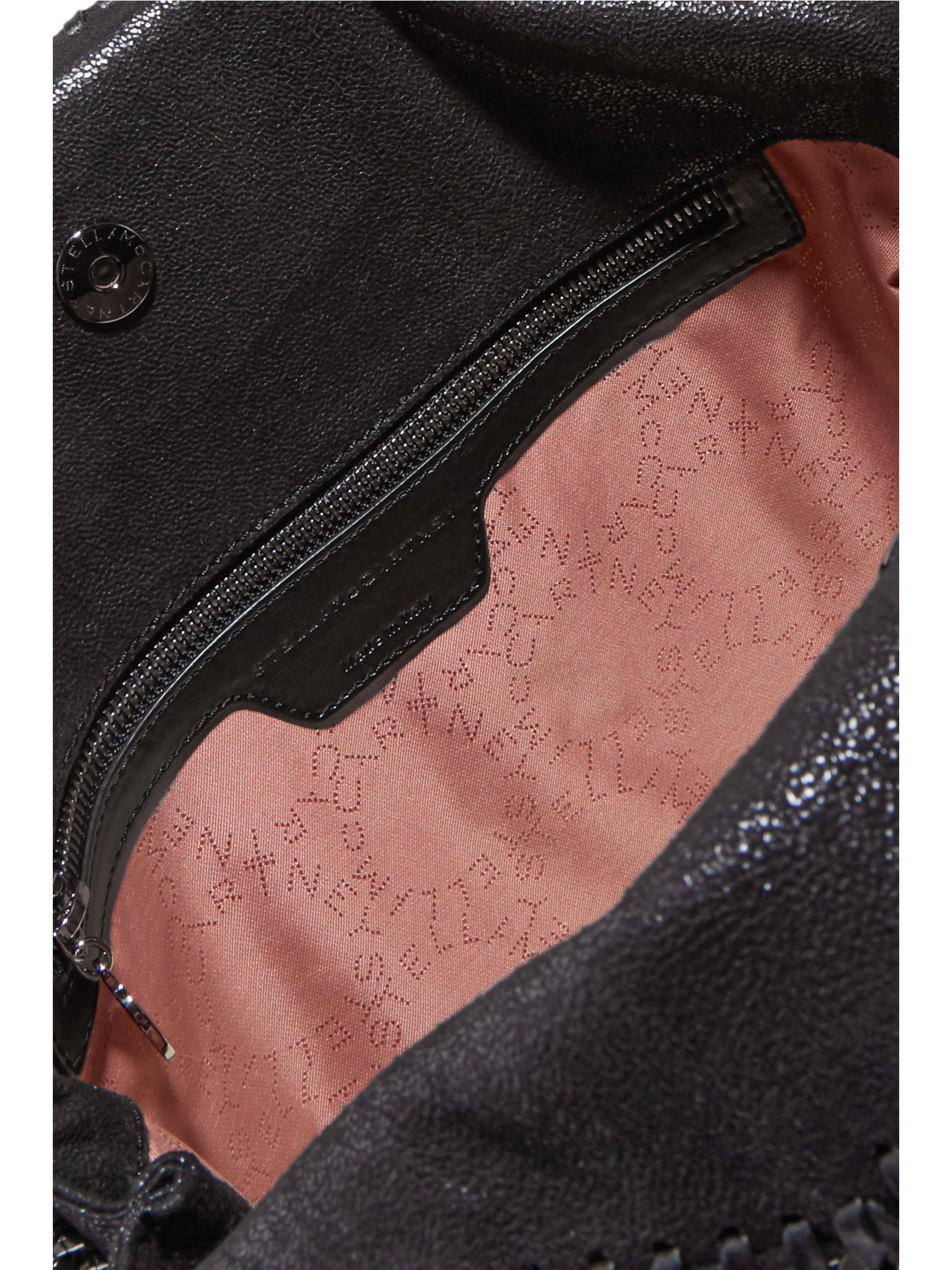 STELLA MCCARTNEY The Falabella medium faux brushed-leather shoulder bag