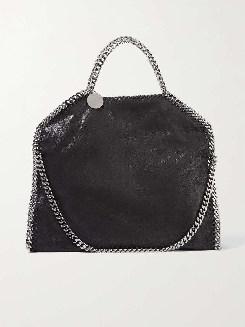 Stella McCartney The Falabella Medium Faux Brushed-leather Shoulder Bag