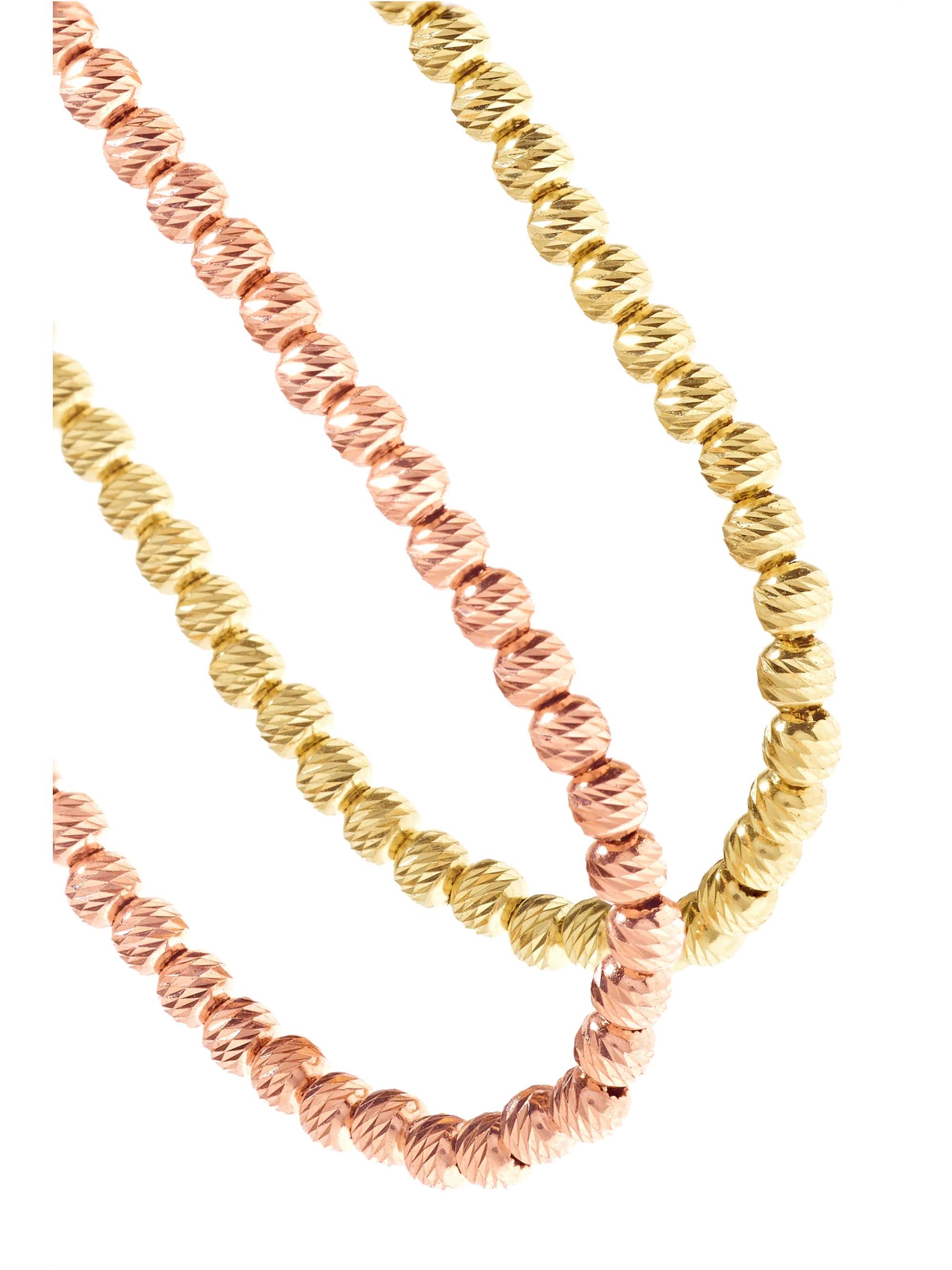 CAROLINA BUCCI Set of two 18-karat gold bracelets