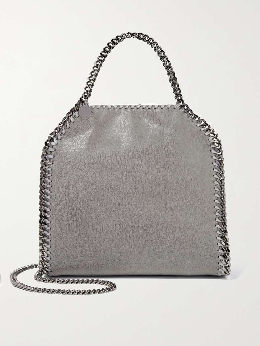 Stella McCartney The Falabella Mini Faux Brushed-leather Shoulder Bag