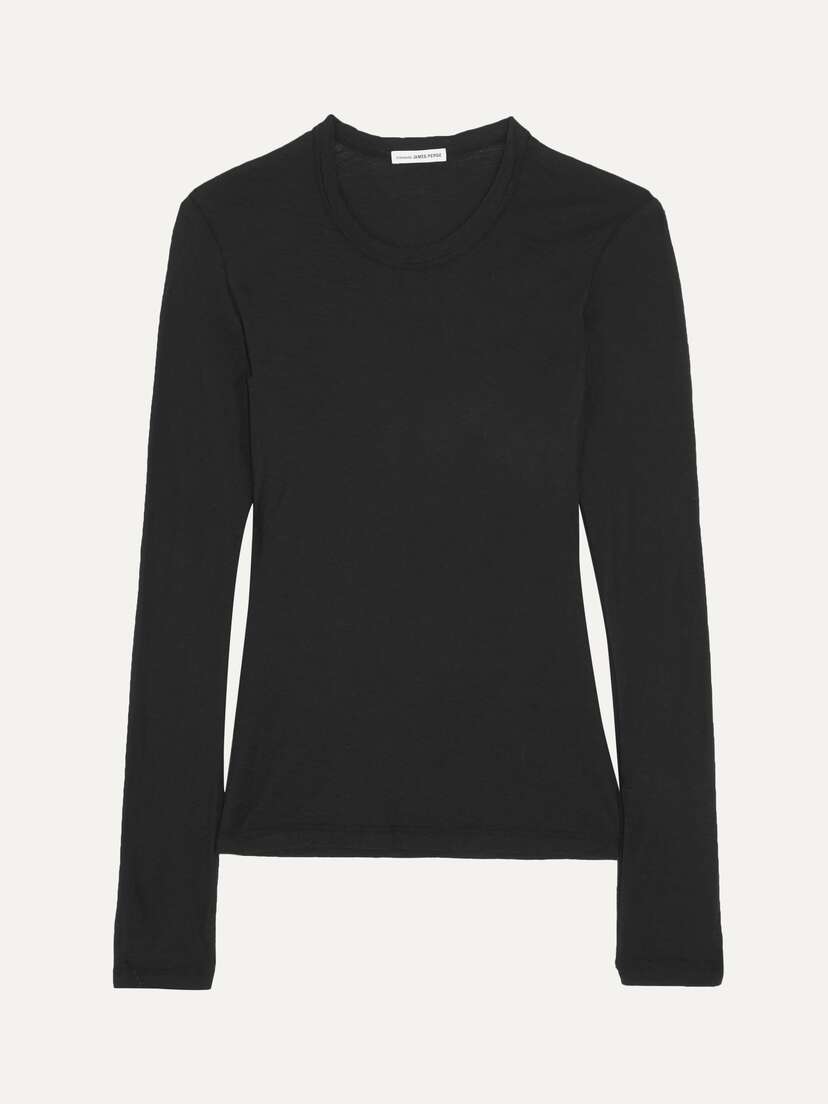 James Perse Slub Cotton-jersey Top