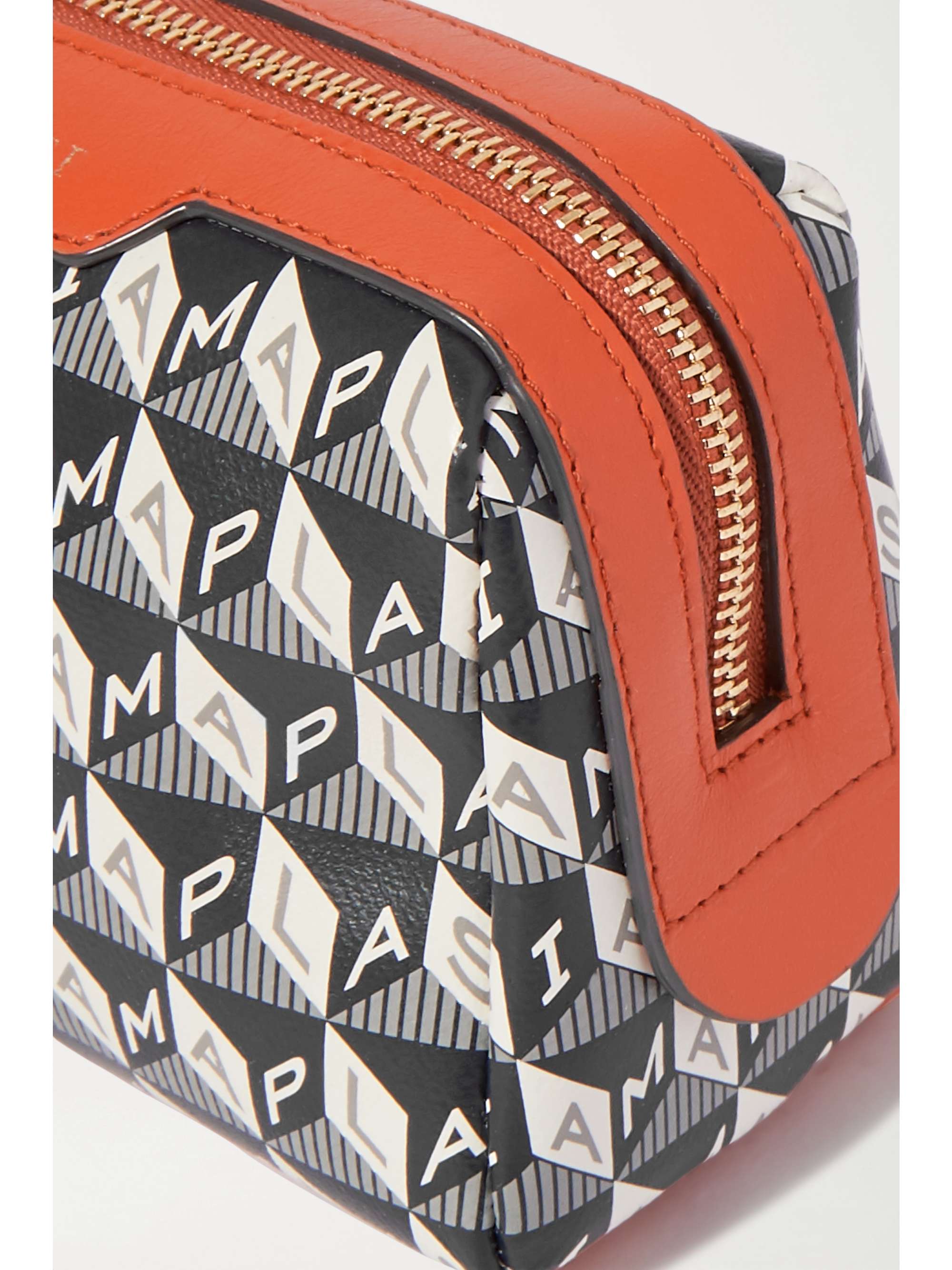 ANYA HINDMARCH + NET SUSTAIN Girlie Stuff leather-trimmed printed coated-canvas cosmetics case