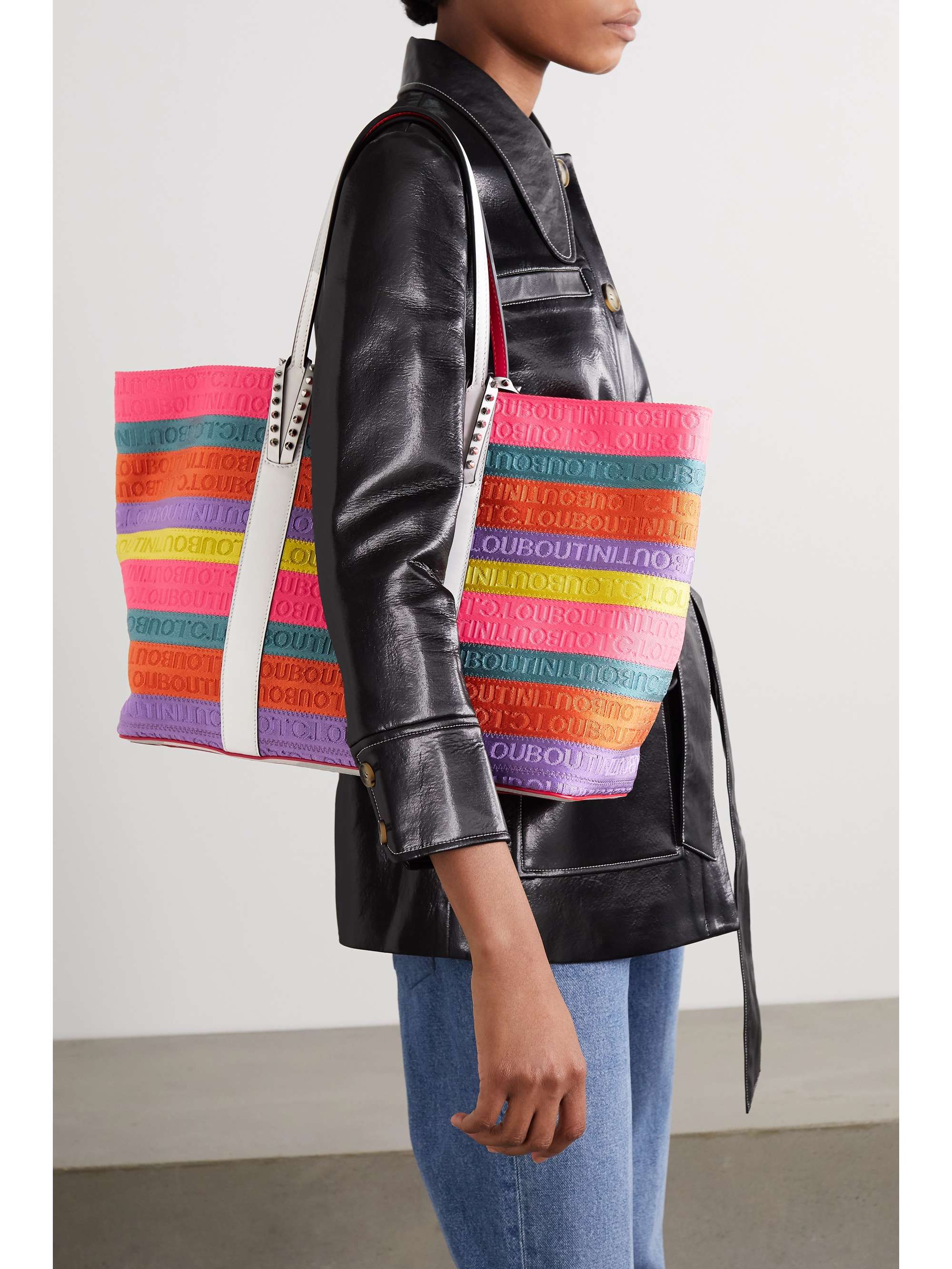 christian louboutin cabata tote bolsas