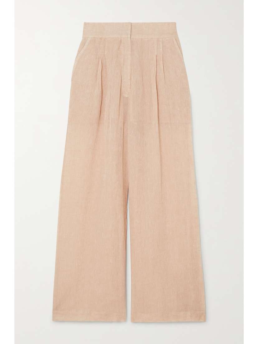 Le Kasha Sohag Linen Wide-leg Pants