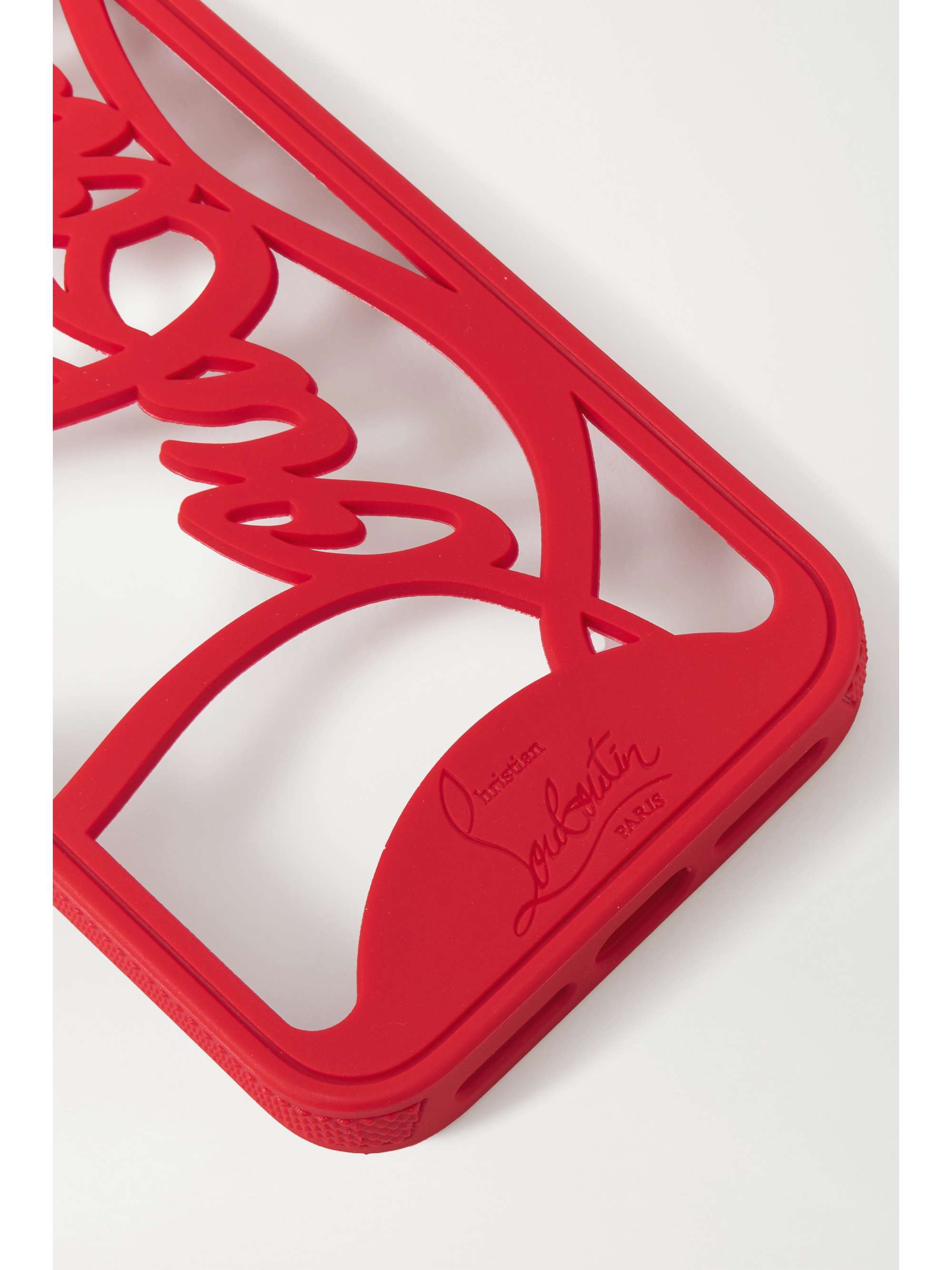 Louboutin Logo cutout PVC iPhone 11 Pro case