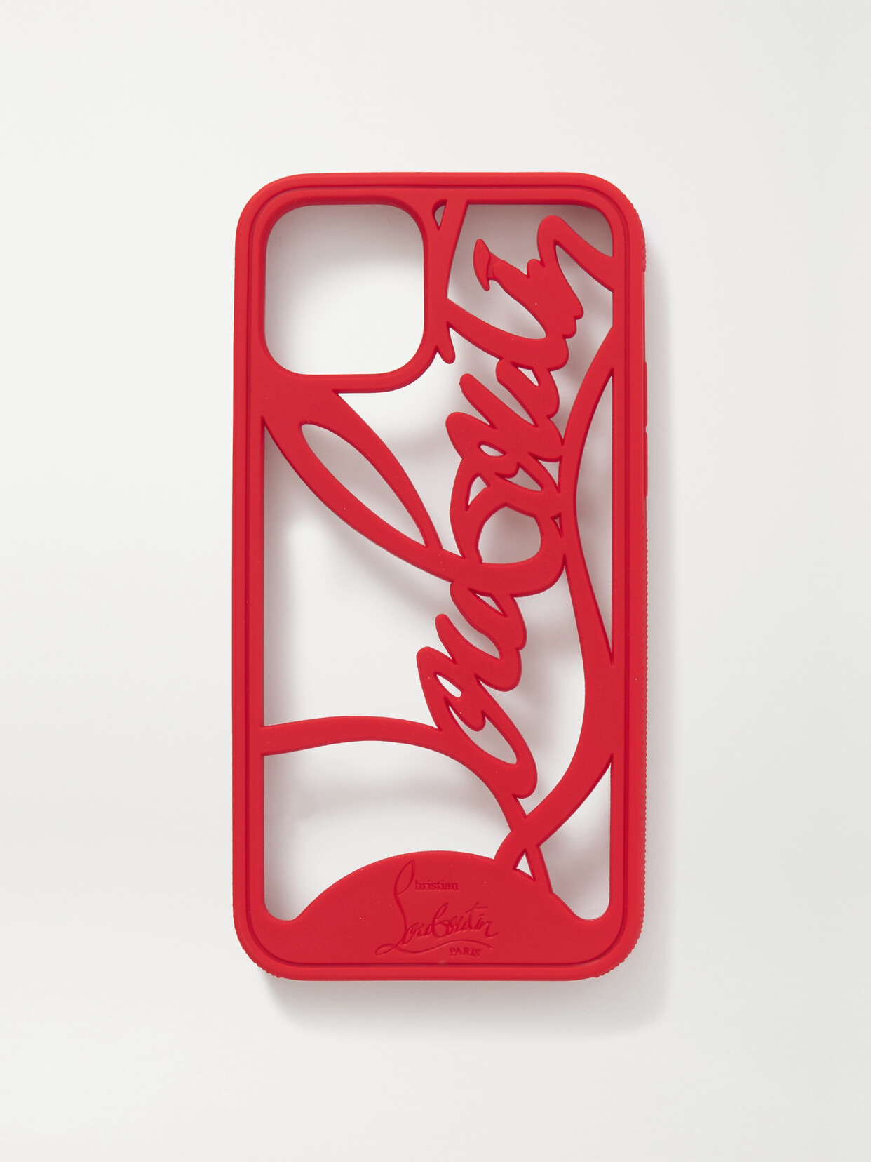 Christian Louboutin Louboutin Logo Cutout Pvc Iphone 11 Pro Case In Red