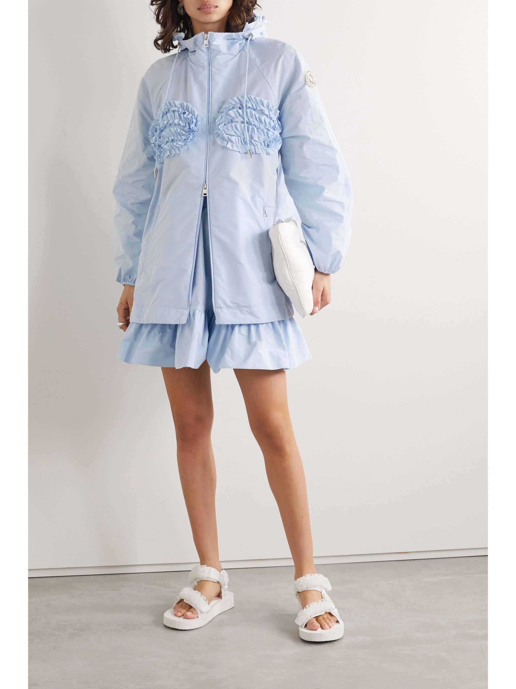 moncler ruffle jacket