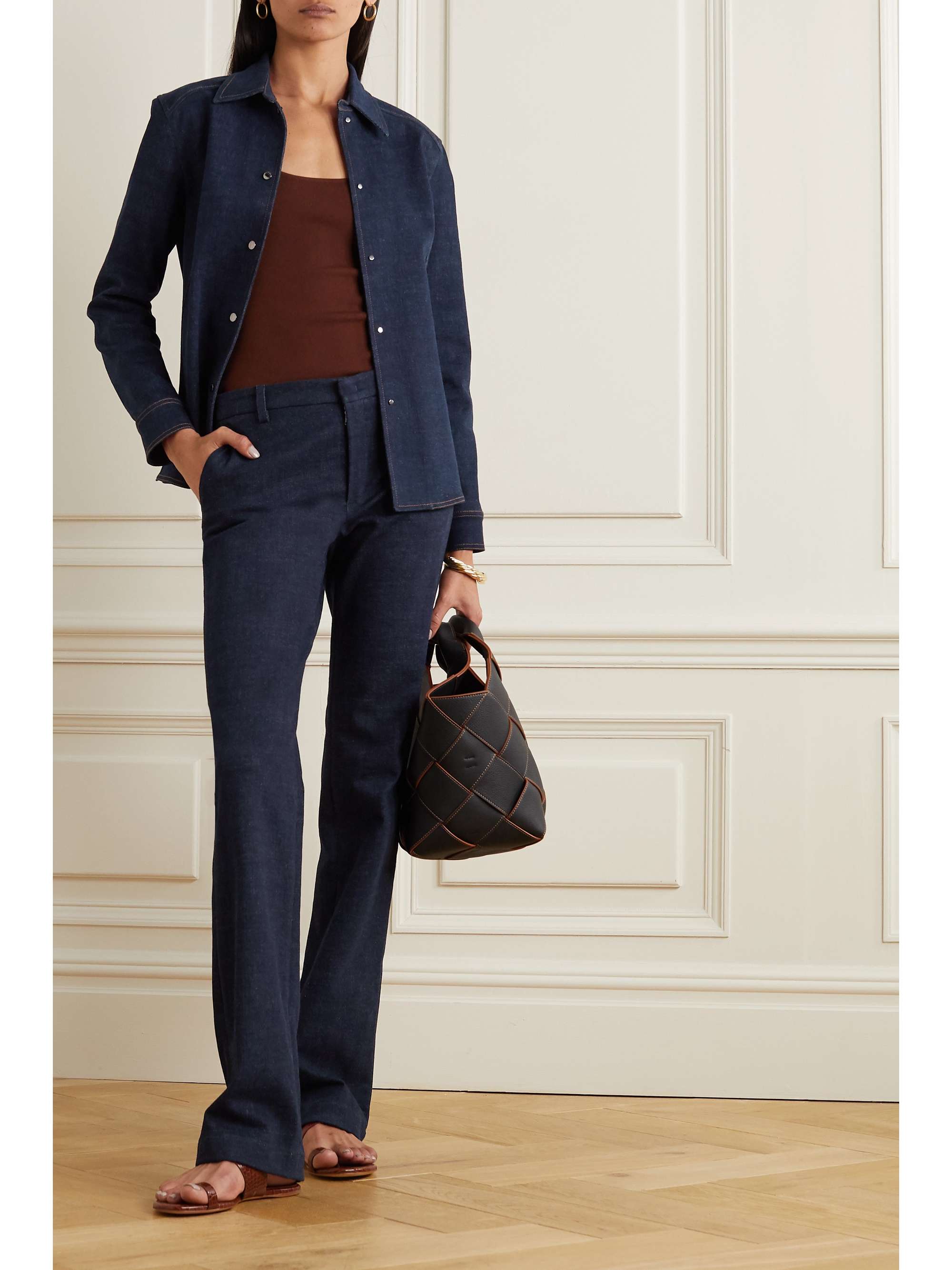 LORO PIANA Hose mit geradem Bein aus Denim