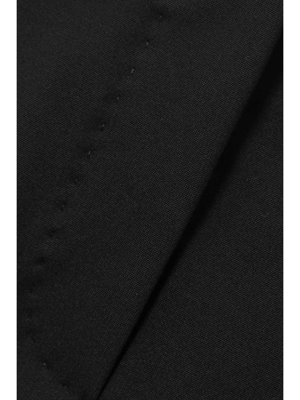 Max Mara High Waist Cady Cigarette Pants In Black