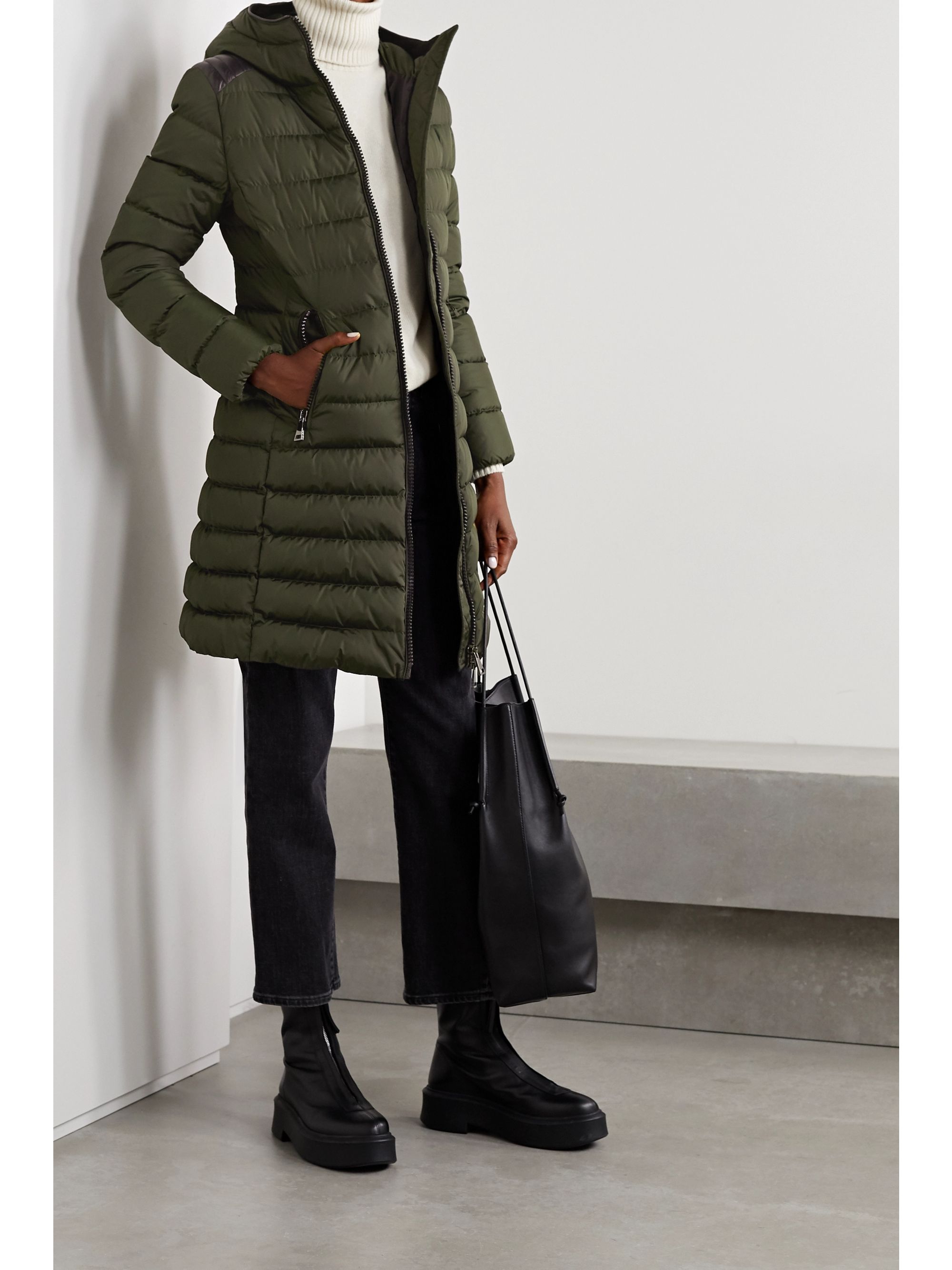 moncler jacket olive green