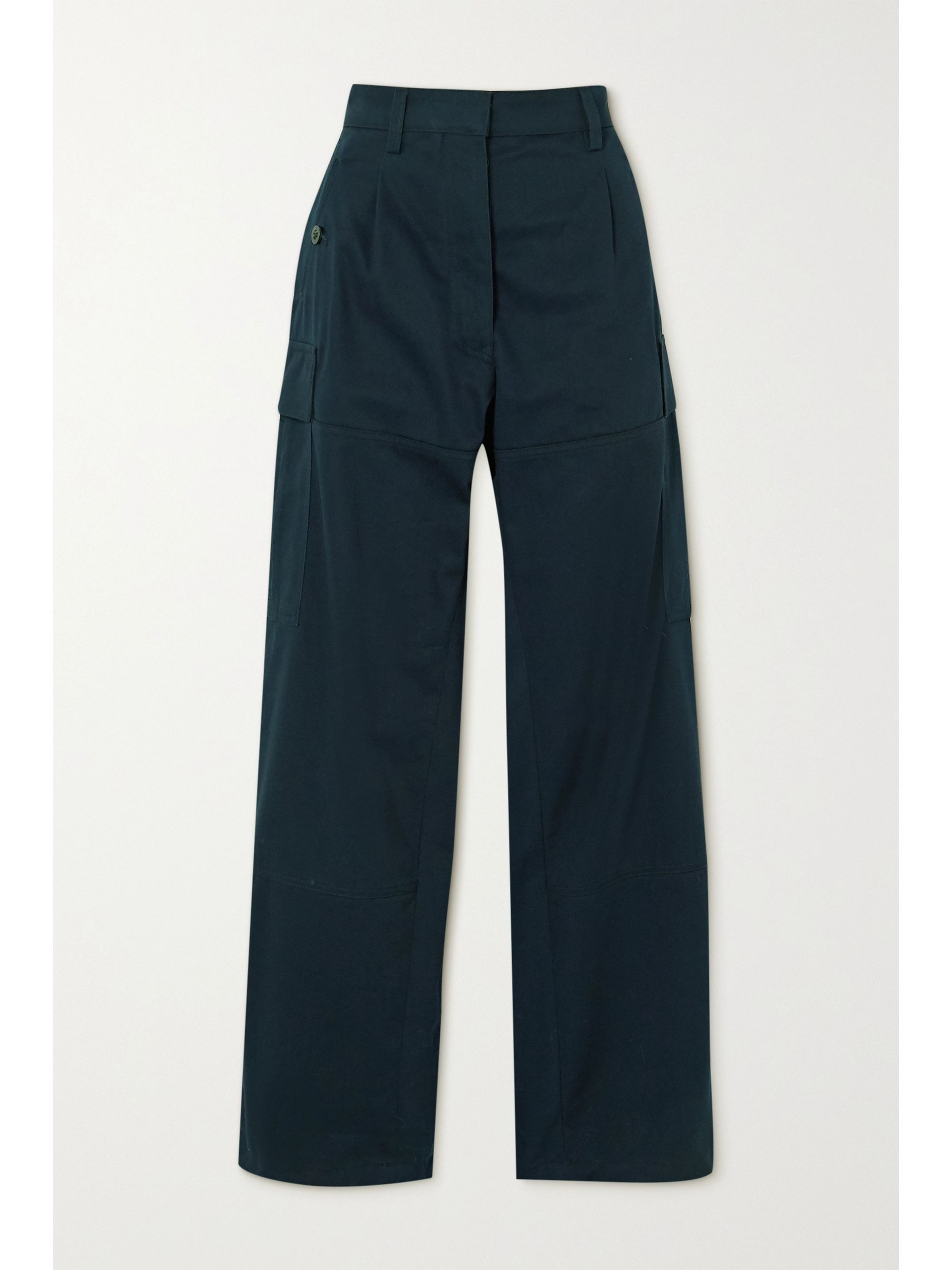 pleated cargo pants