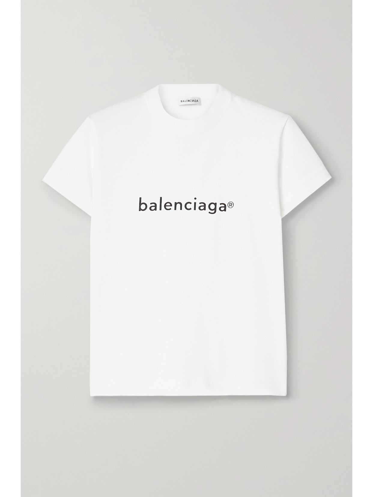 BALENCIAGA PRINTED COTTON-JERSEY T-SHIRT