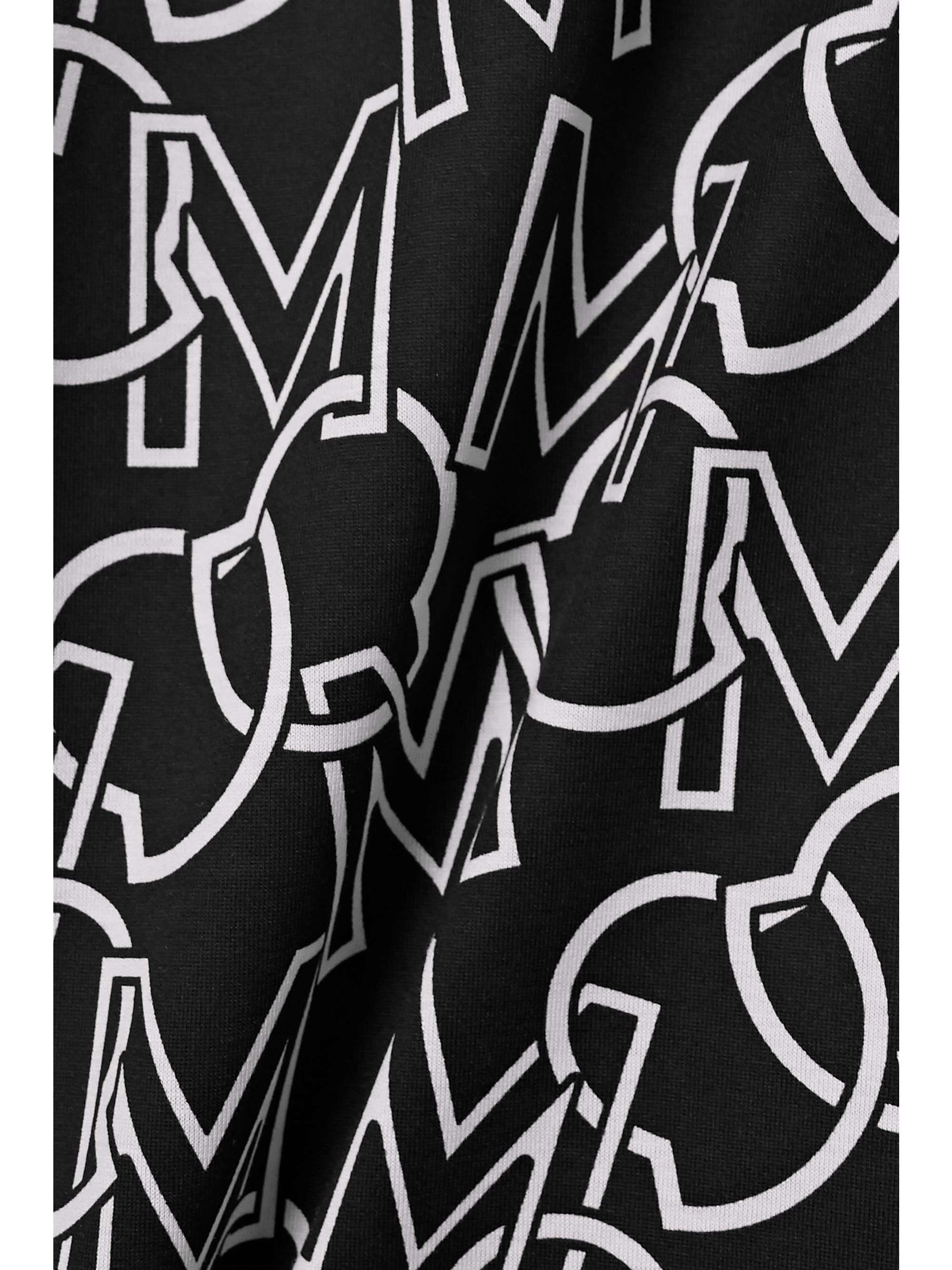 MONCLER Printed cotton-jersey T-shirt