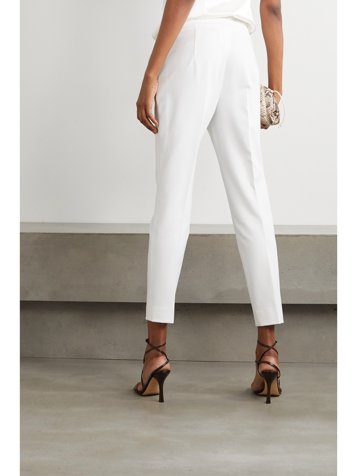 MAX MARA PEGNO CADY TAPERED PANTS 