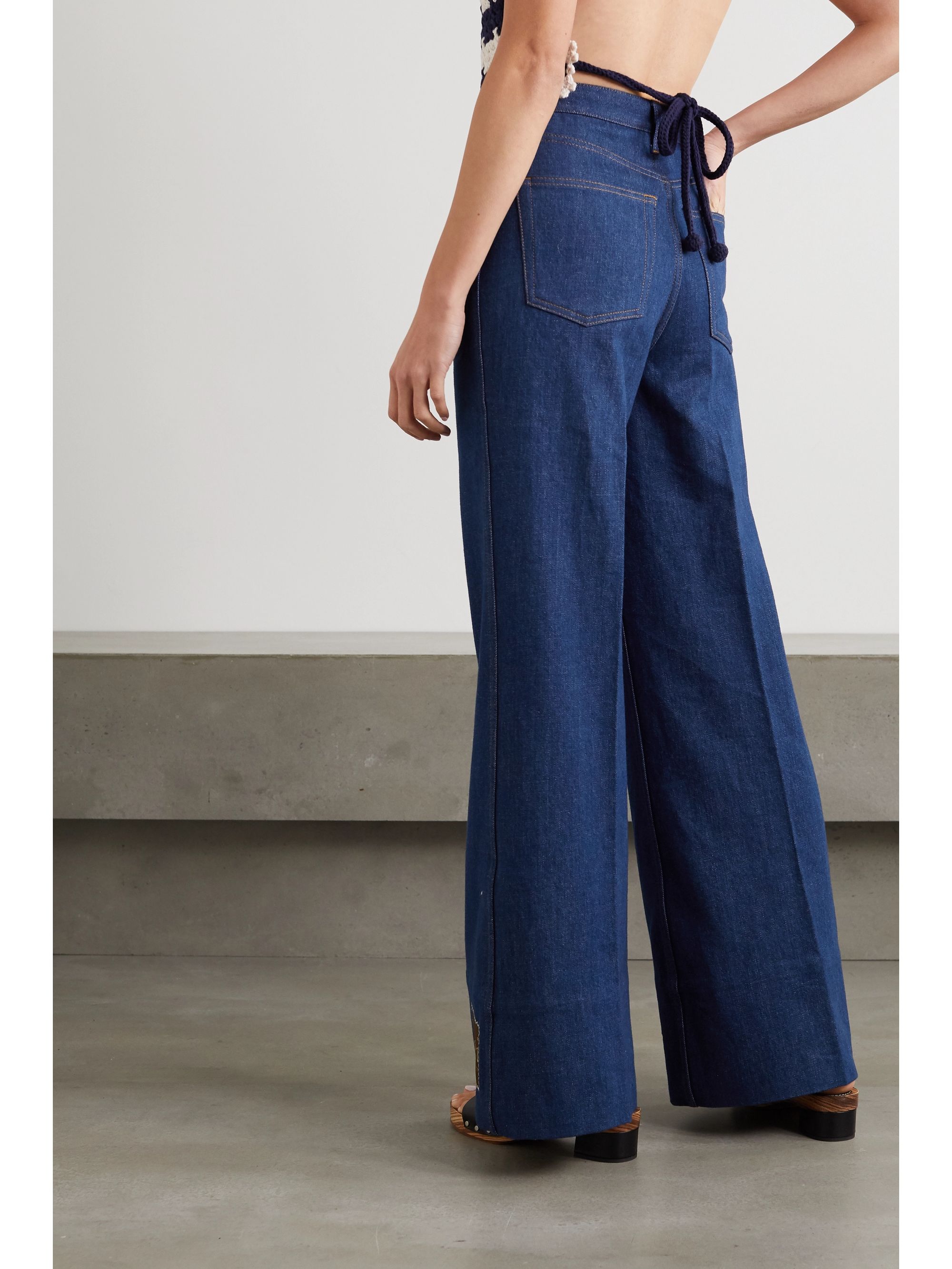 Gucci wide leg jeans Clearance
