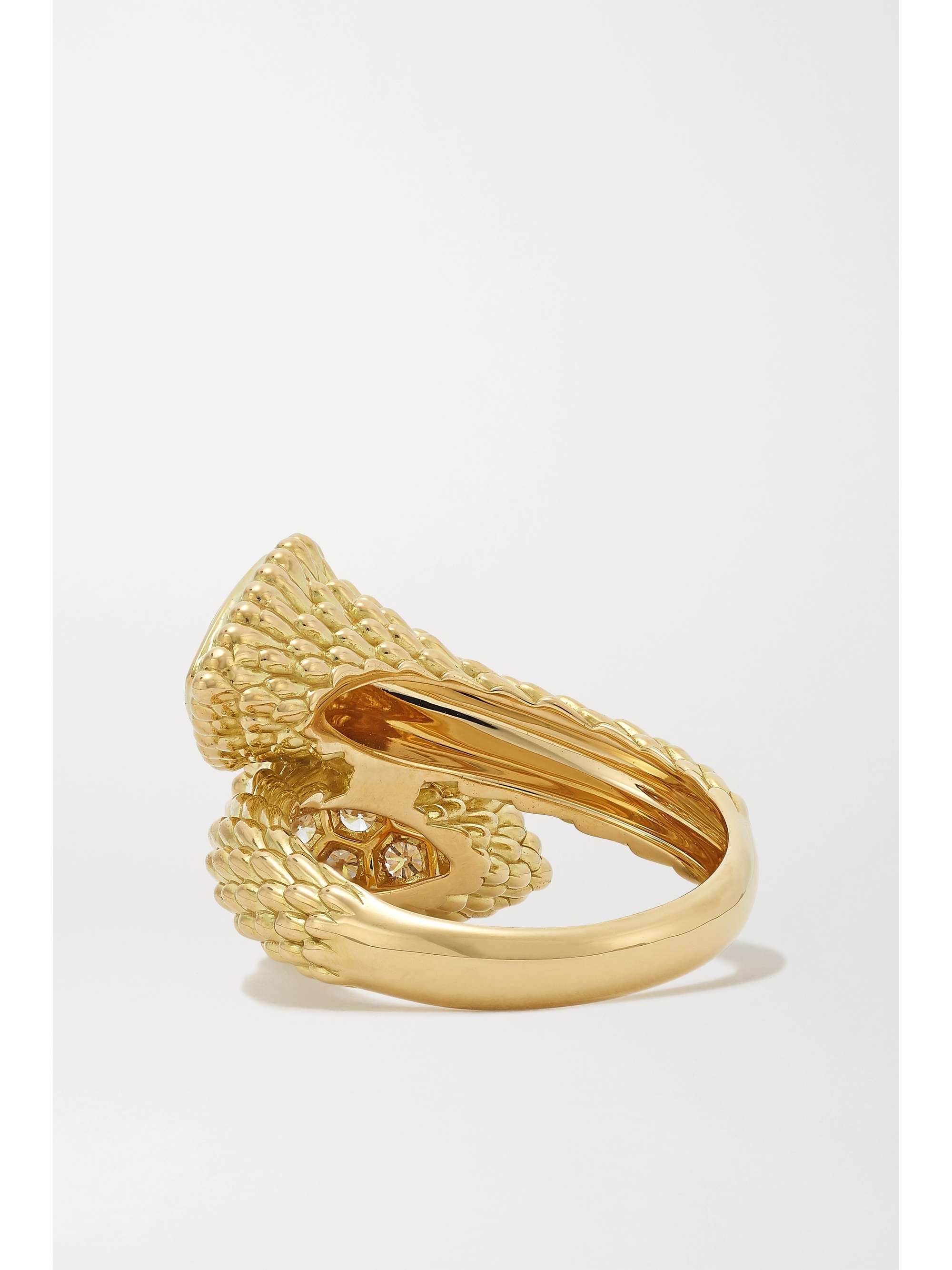 BOUCHERON Serpent Bohème Toi et Moi 18-karat gold diamond ring