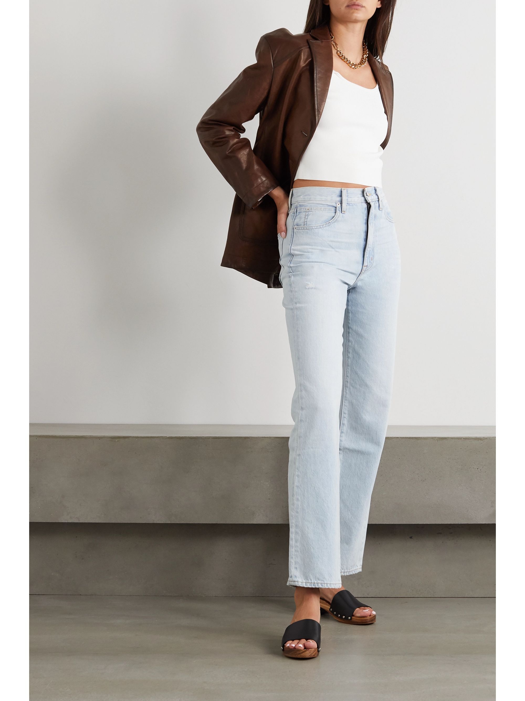 slvrlake london jeans ecru