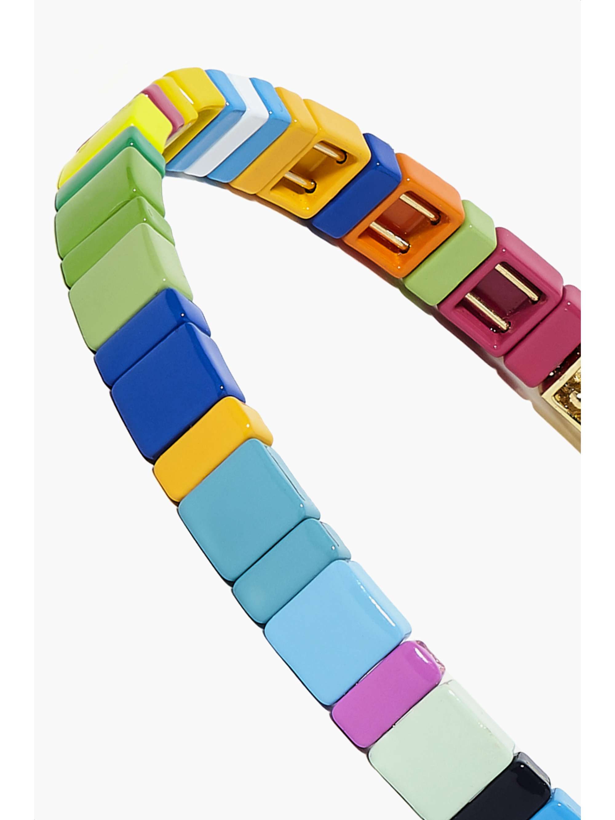 ROXANNE ASSOULIN Starburst enamel and gold-tone choker