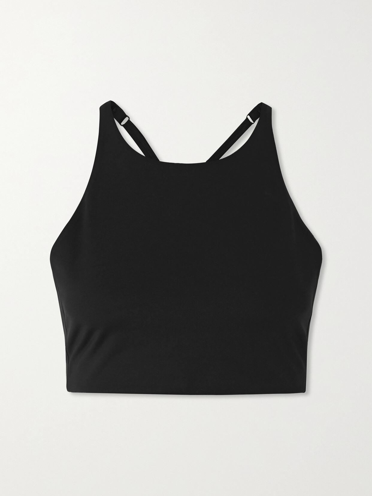 Girlfriend Collective - + Net Sustain Topanga Recycled Stretch Sports Bra - Black