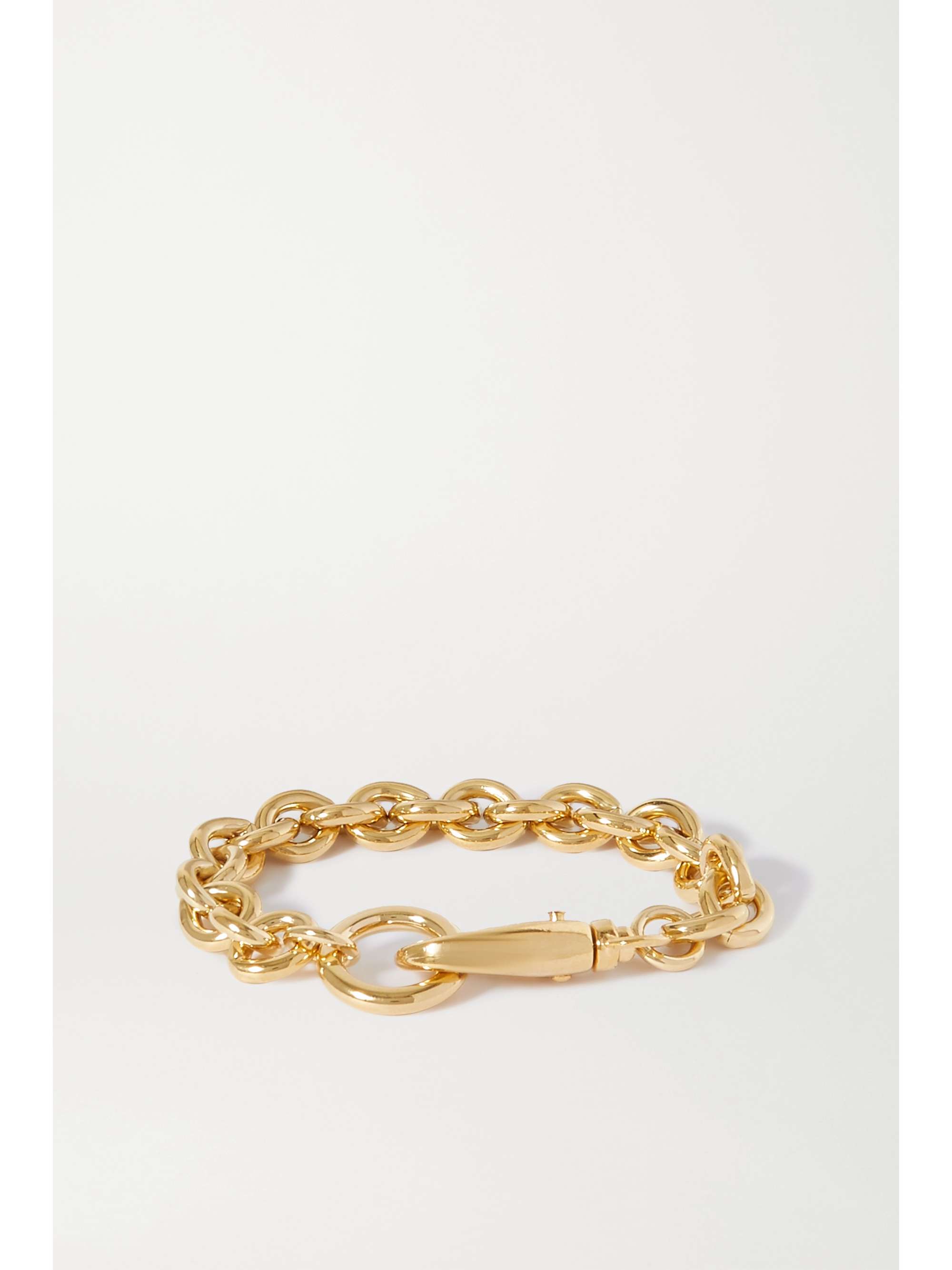 Gold Cable gold-plated bracelet | LAURA LOMBARDI | NET-A-PORTER