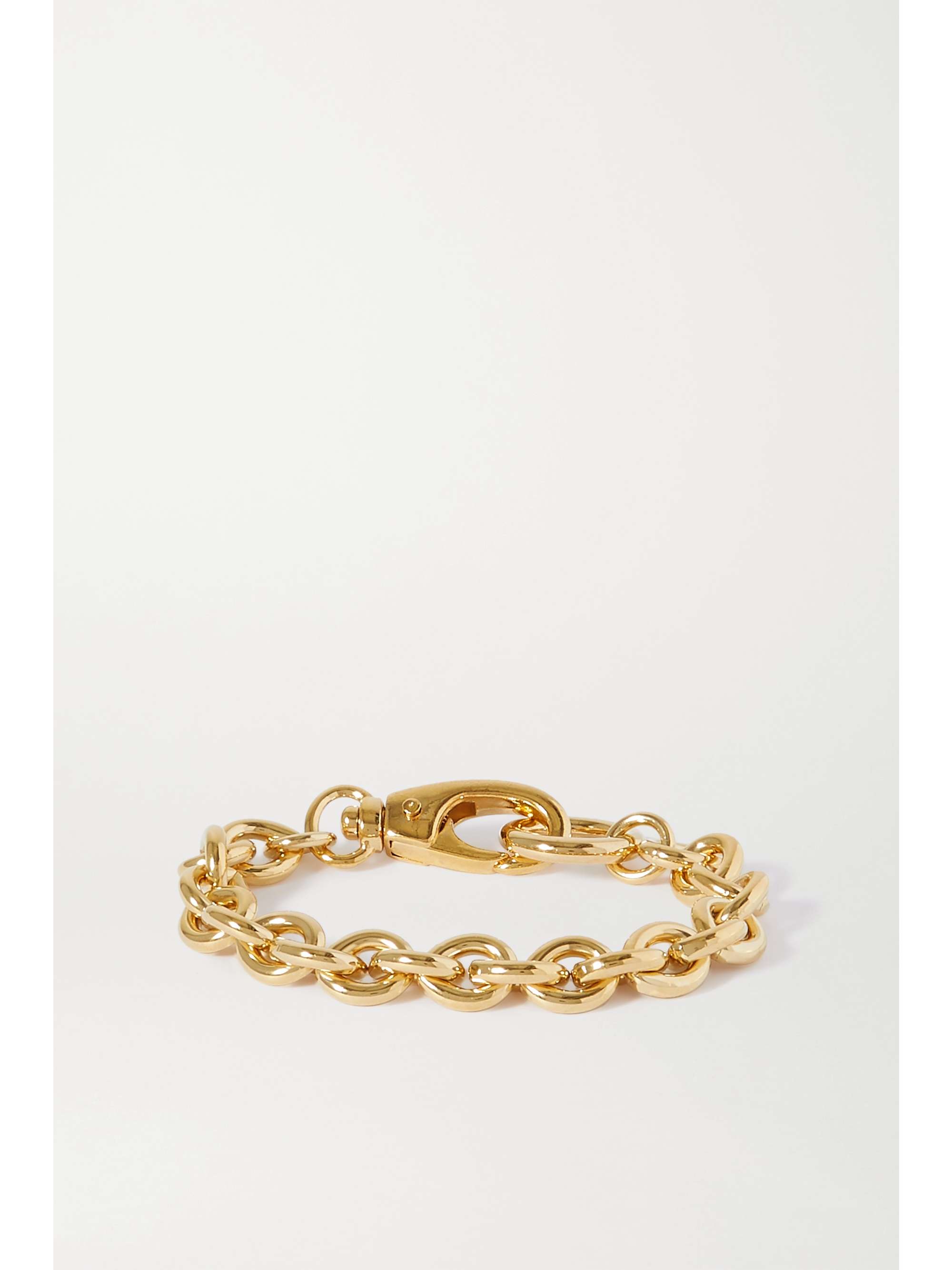 LAURA LOMBARDI Cable platinum-plated bracelet