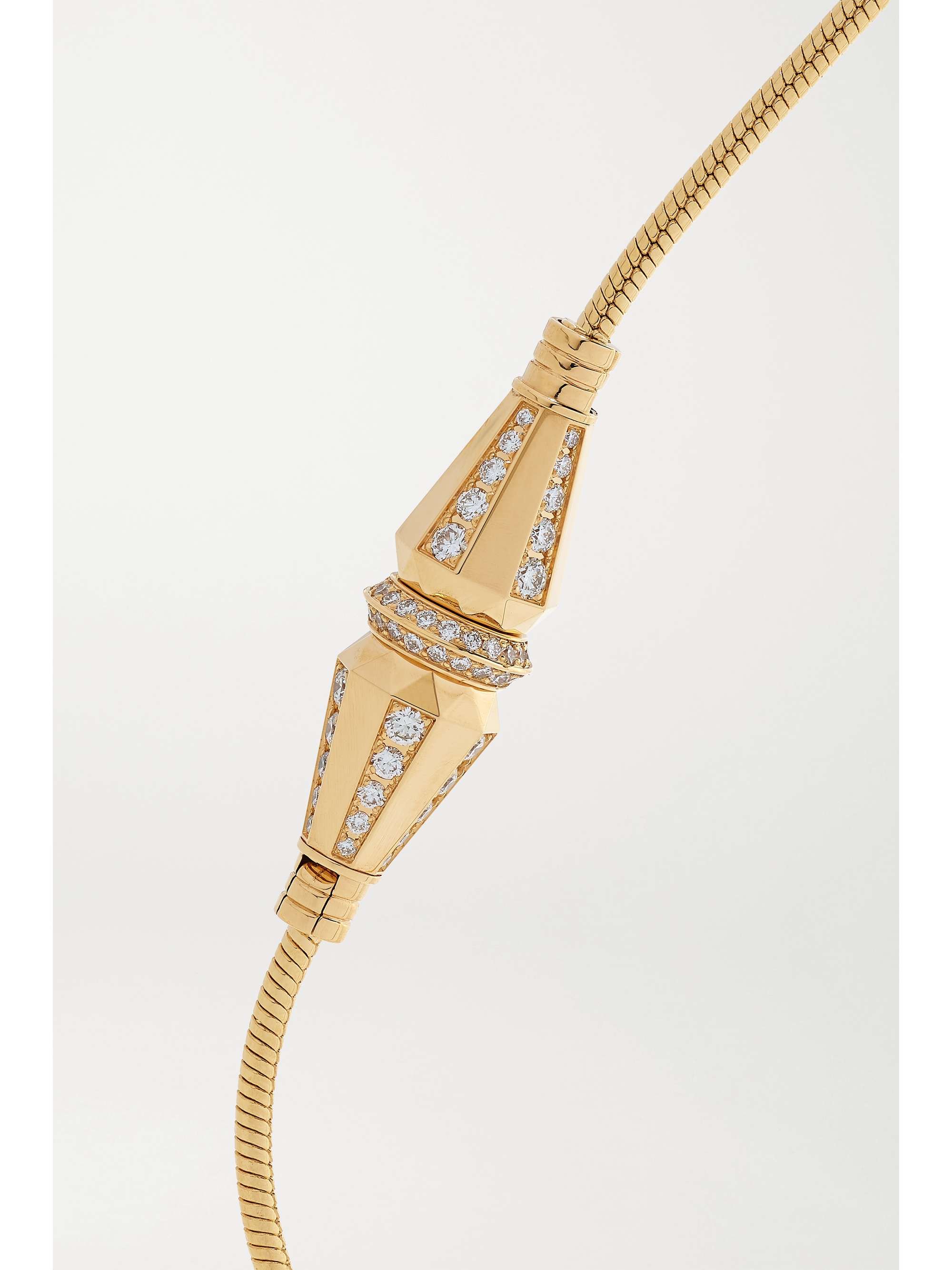BOUCHERON Jack de Boucheron Triple Wrap 18-karat gold diamond bracelet