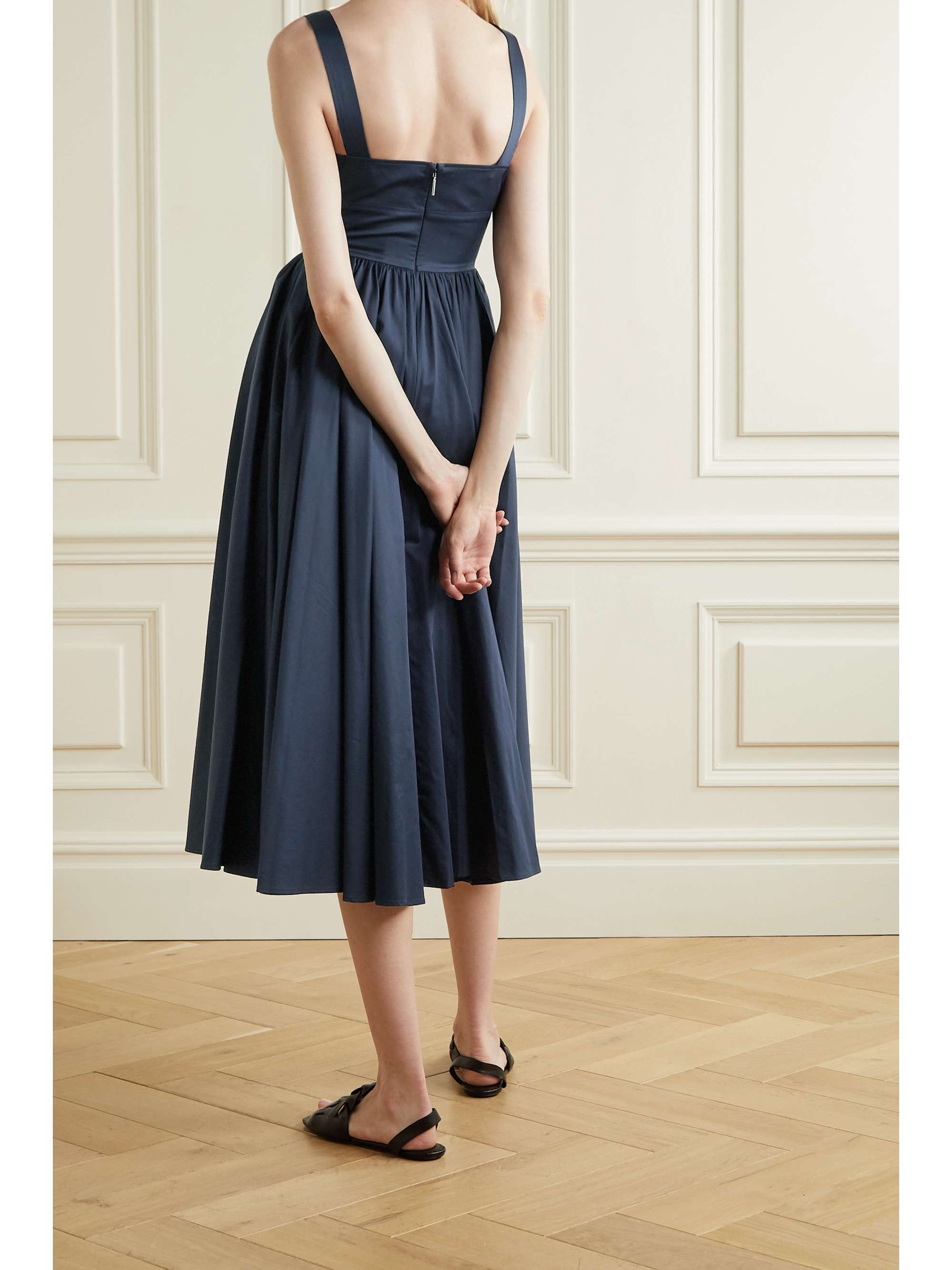 cotton sateen dress