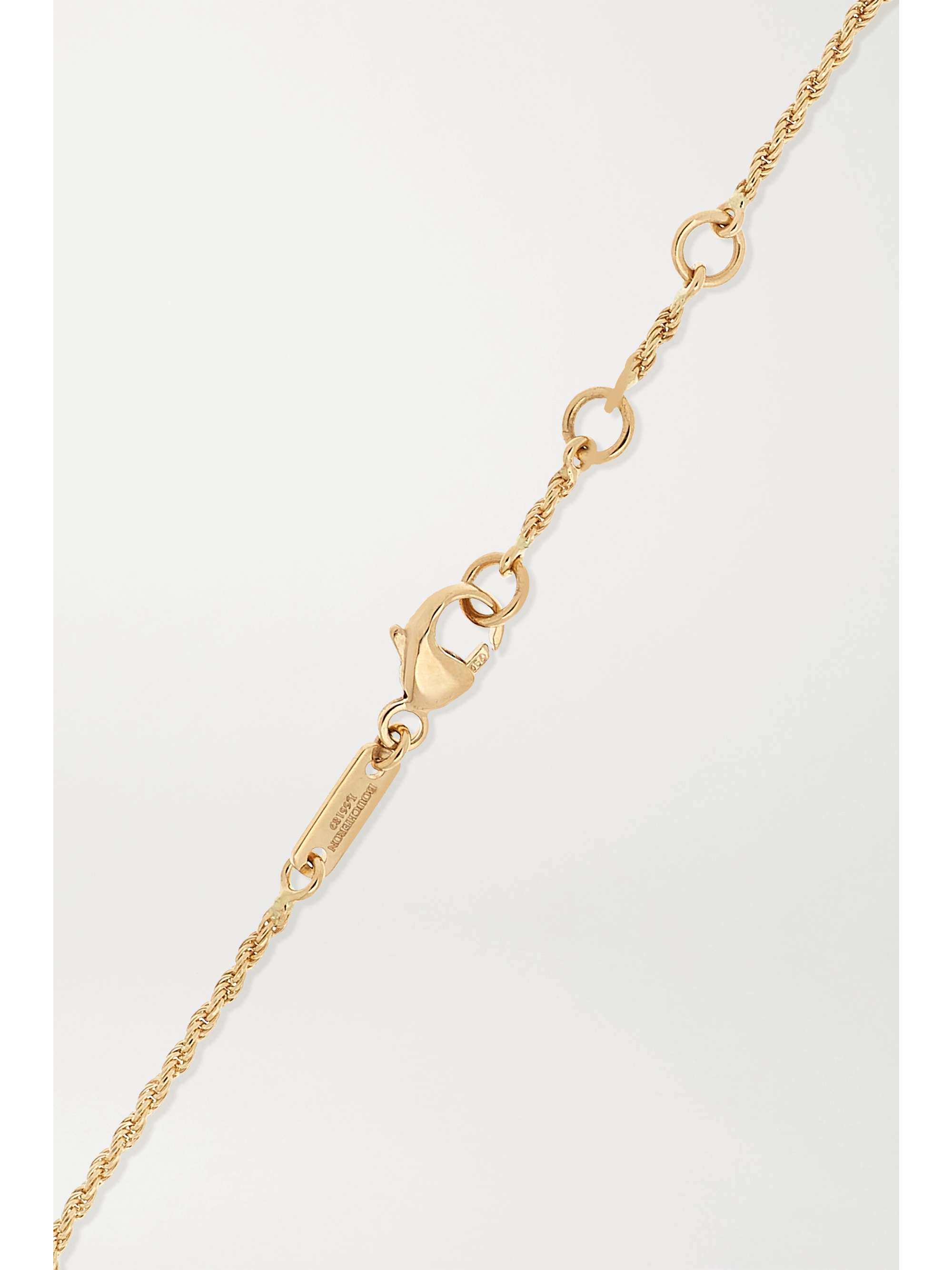 BOUCHERON Serpent Bohème 18-karat gold, carnelian and diamond bracelet