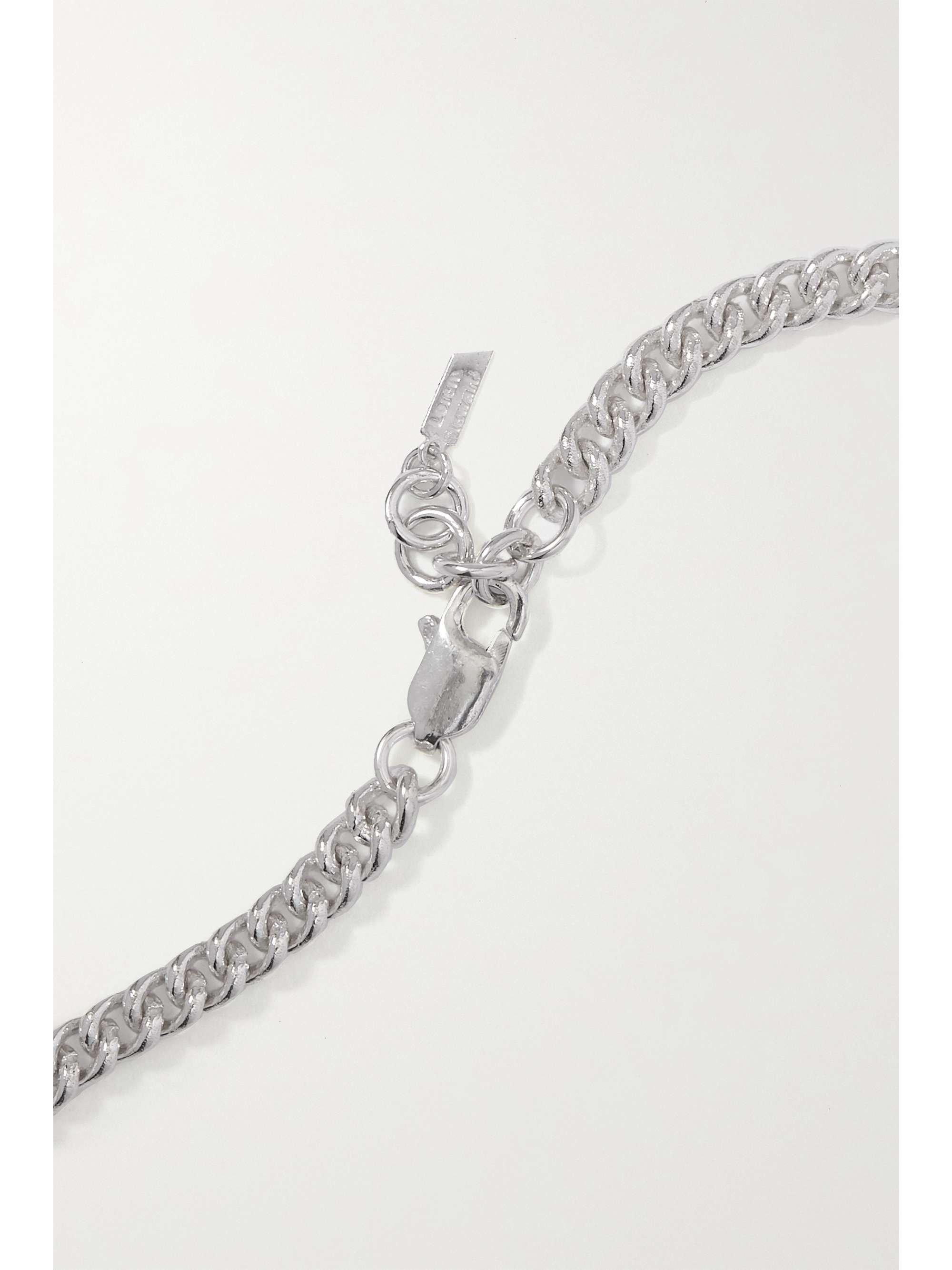 LOREN STEWART + NET SUSTAIN silver necklace
