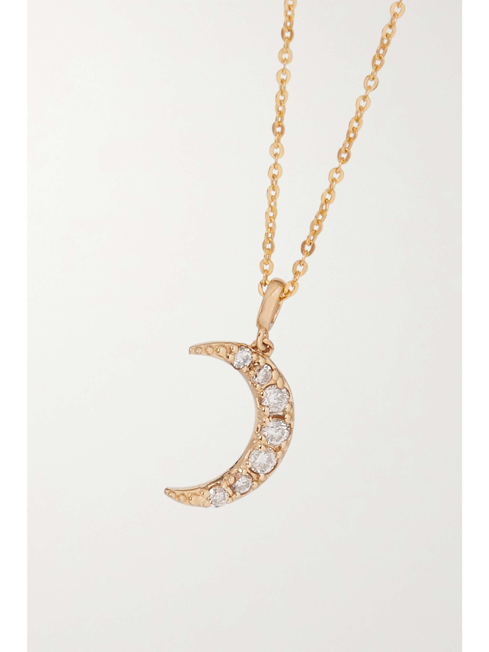LOREN STEWART + NET SUSTAIN 14-karat gold diamond necklace