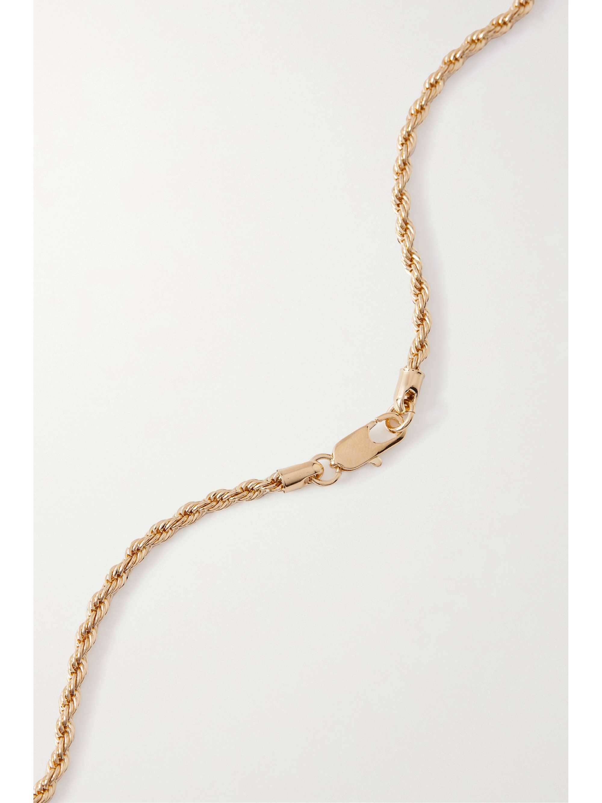 LAURA LOMBARDI Rope gold-plated necklace