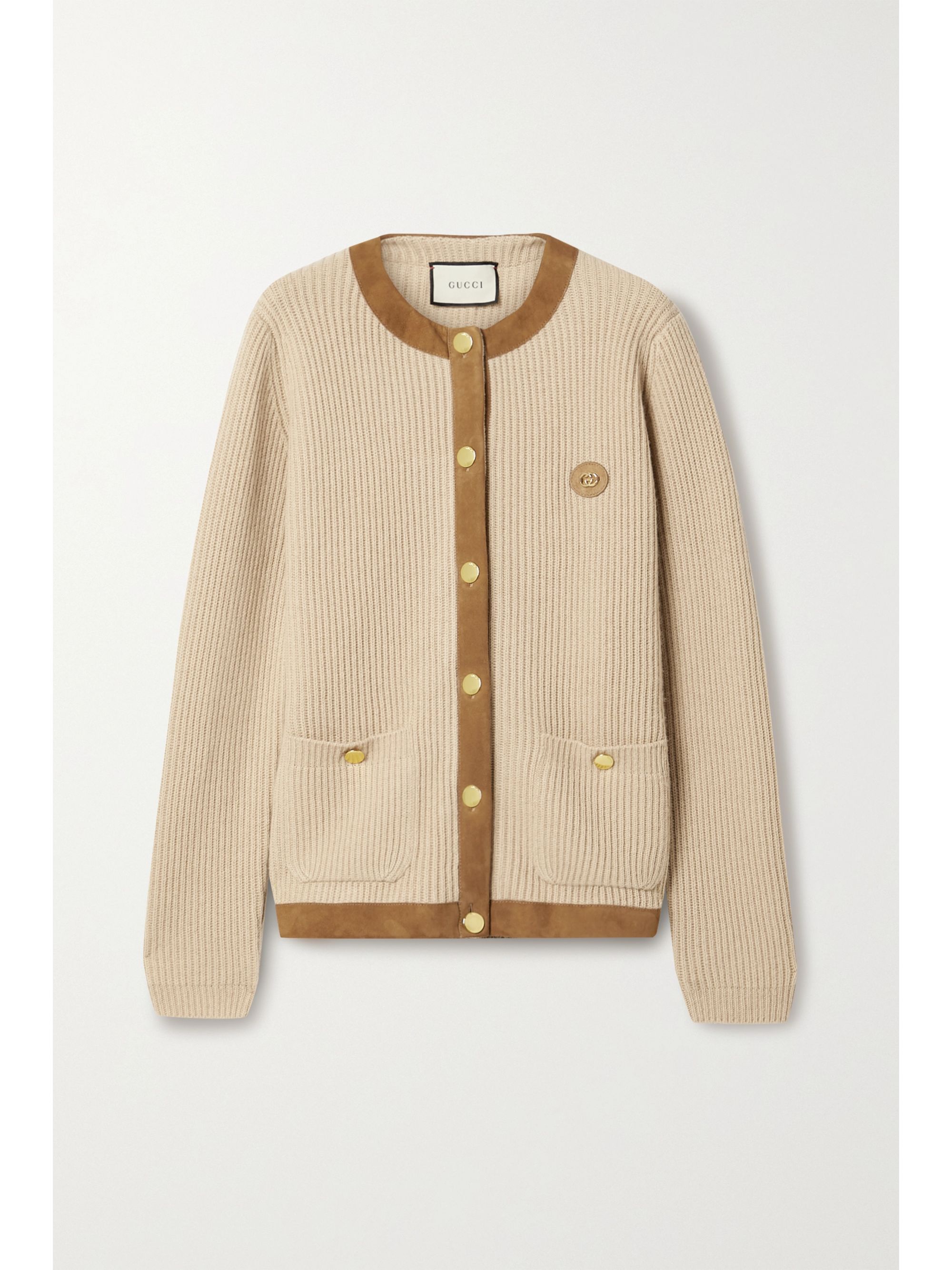 camel hair cardigan