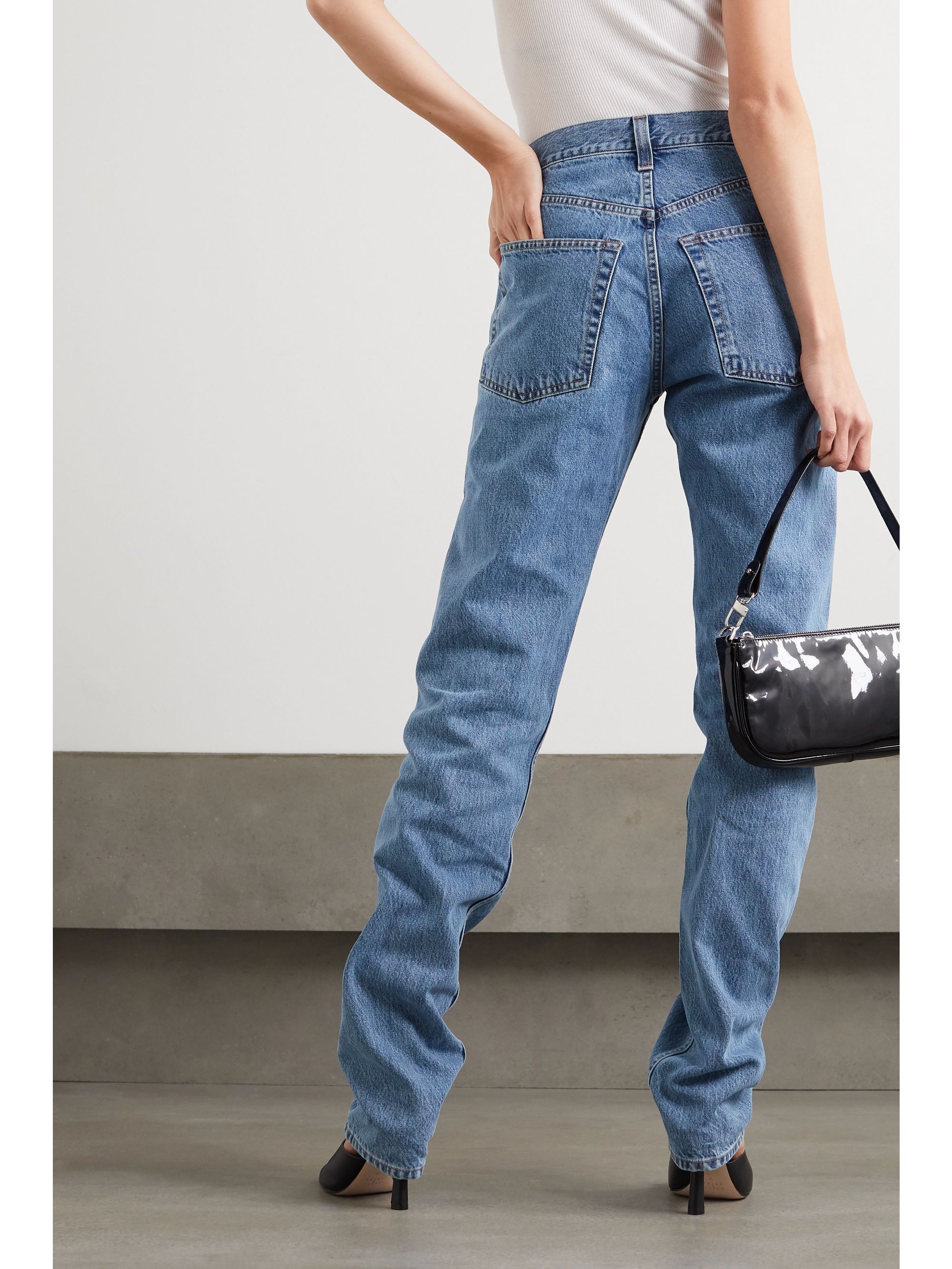 helmut lang straight leg jeans