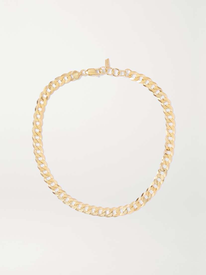 Loren Stewart + Net Sustain Gold Vermeil Necklace