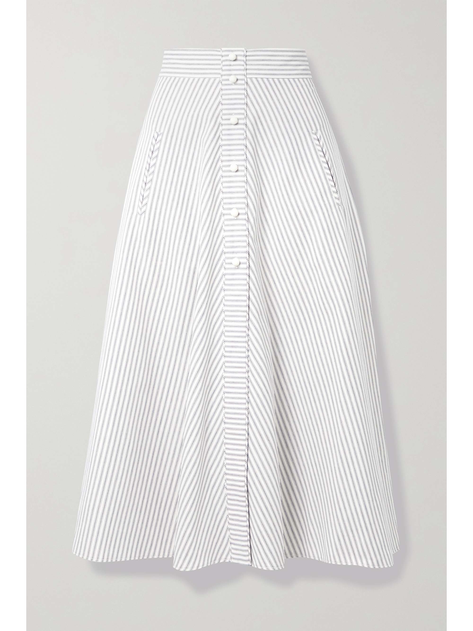 white net midi skirt