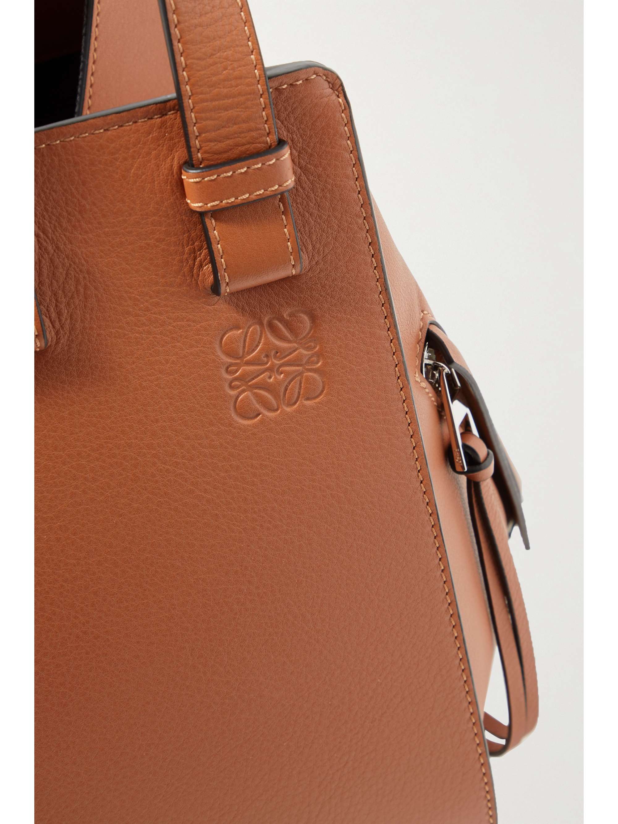 LOEWE Hammock small textured-leather shoulder bag