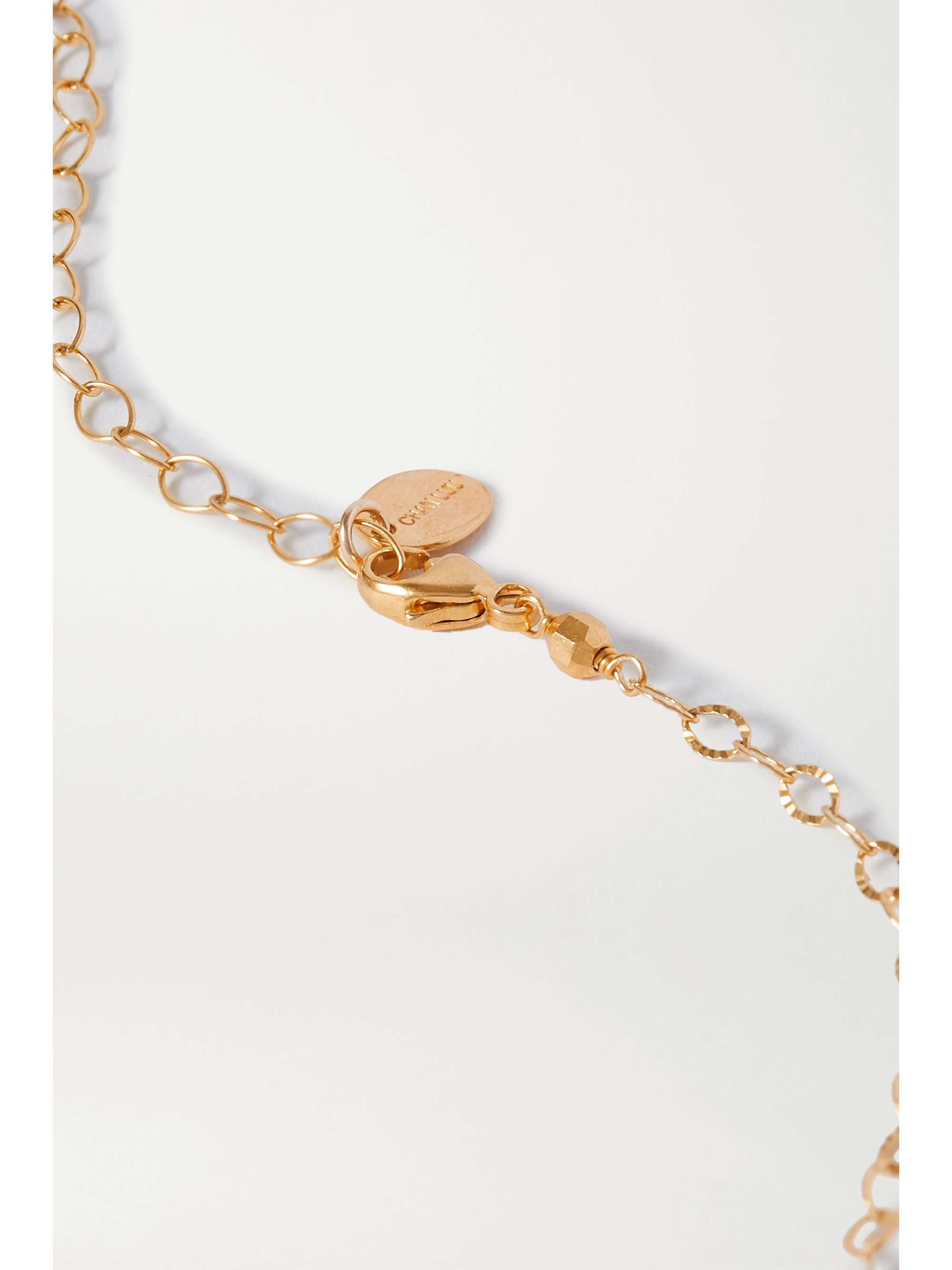 CHAN LUU Gold-plated pearl necklace