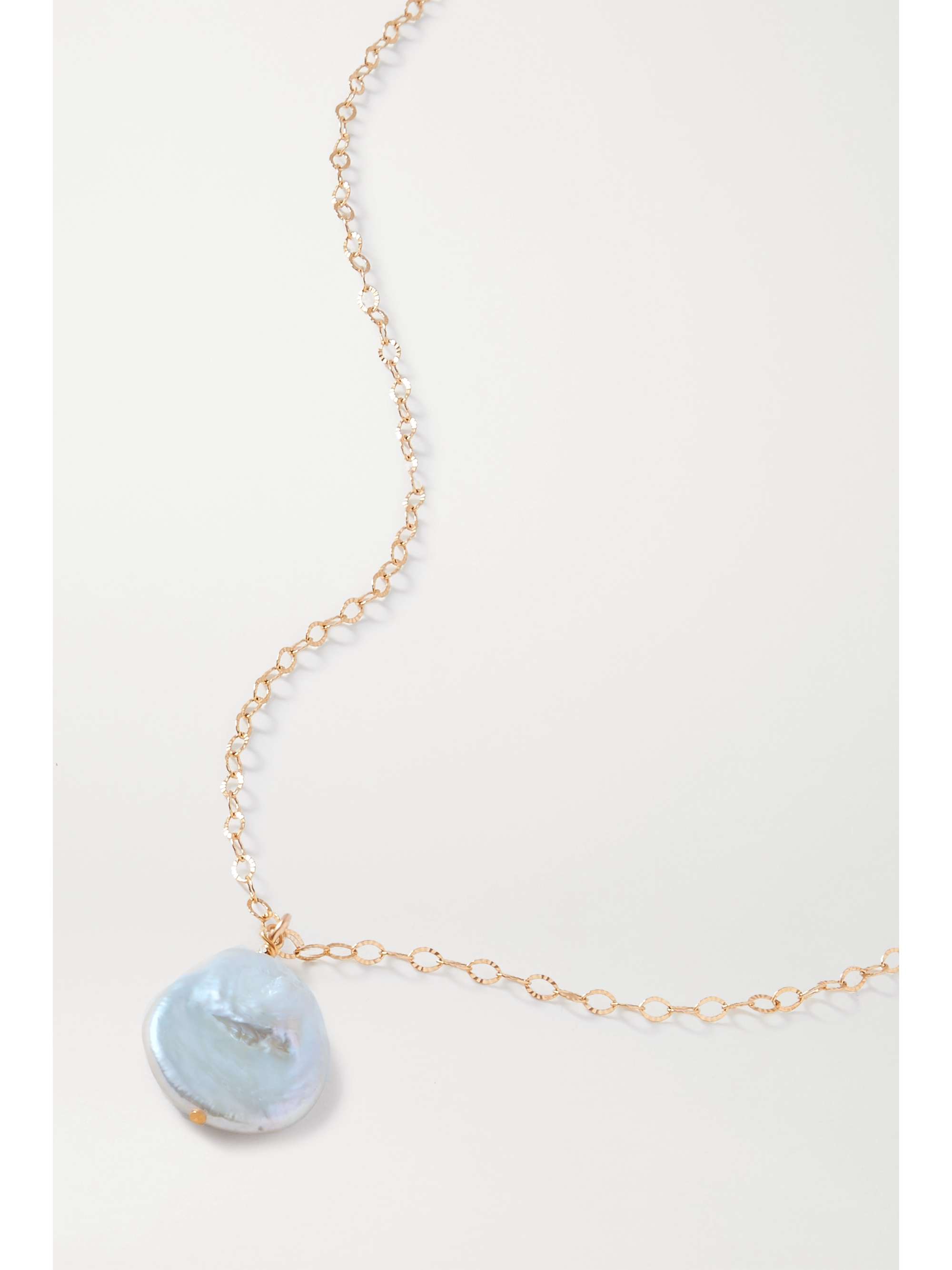 CHAN LUU Gold plated pearl necklace NET A PORTER