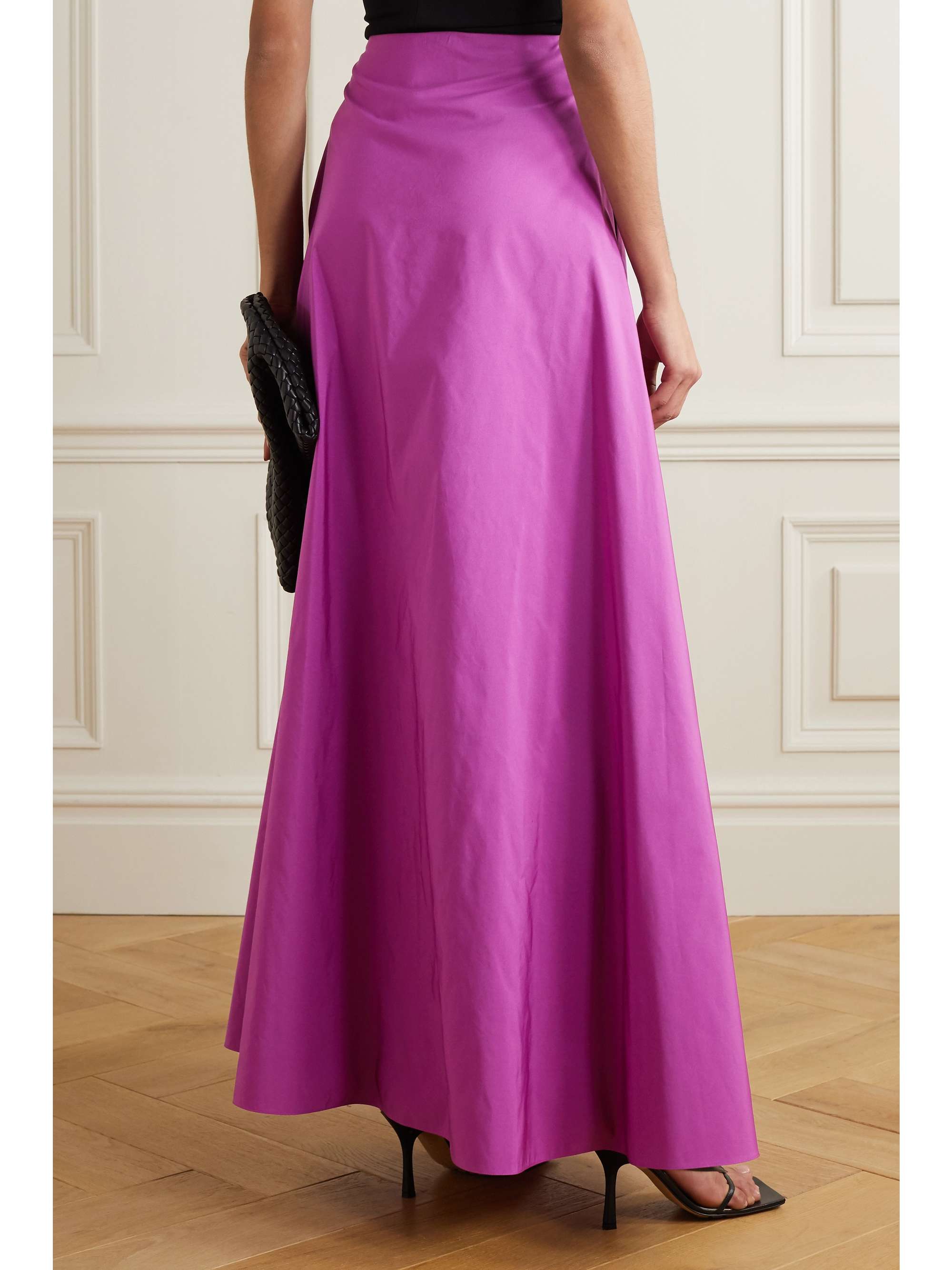 long maxi skirt net