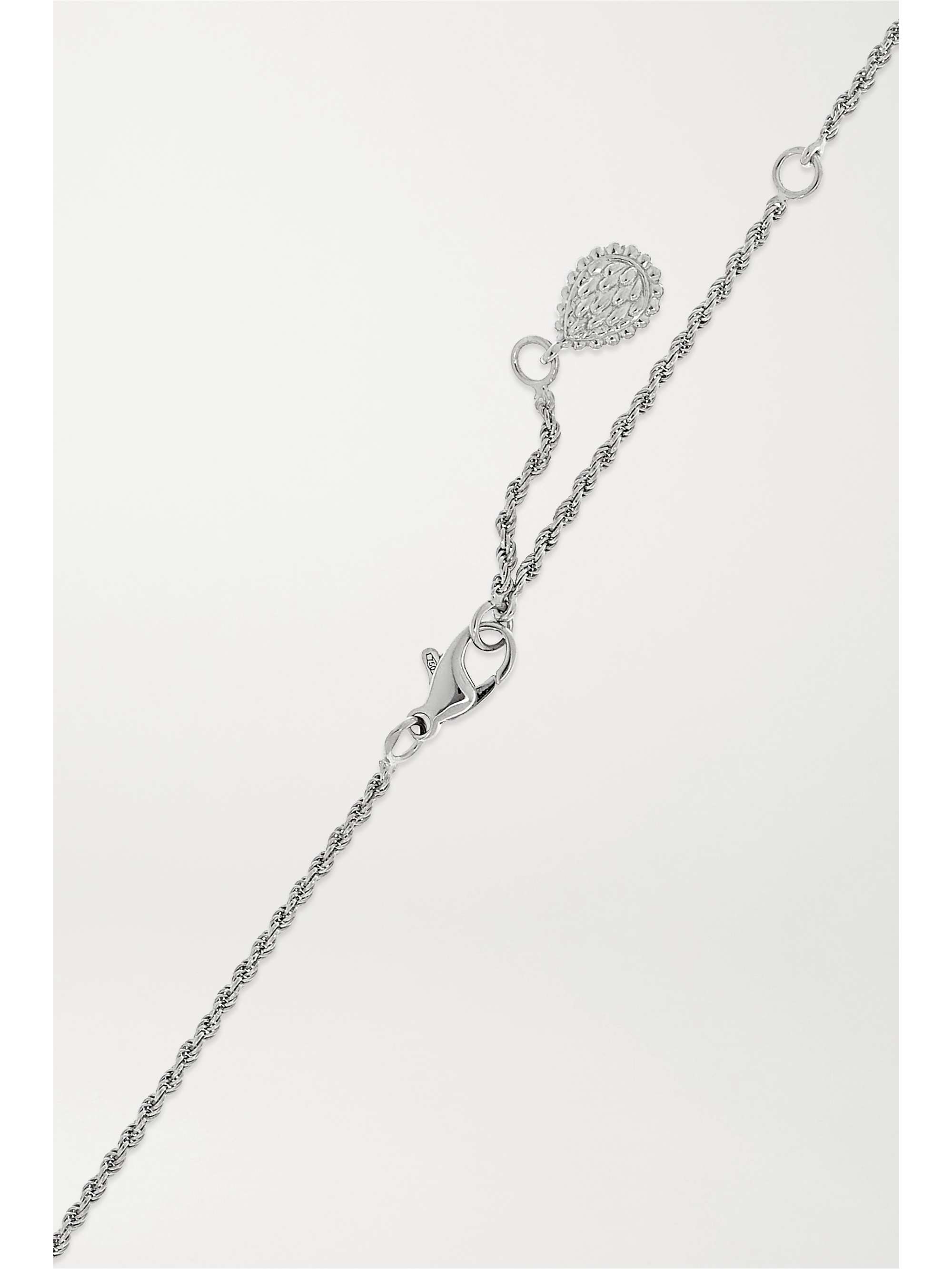 BOUCHERON Serpent Bohème 18-karat white gold diamond necklace
