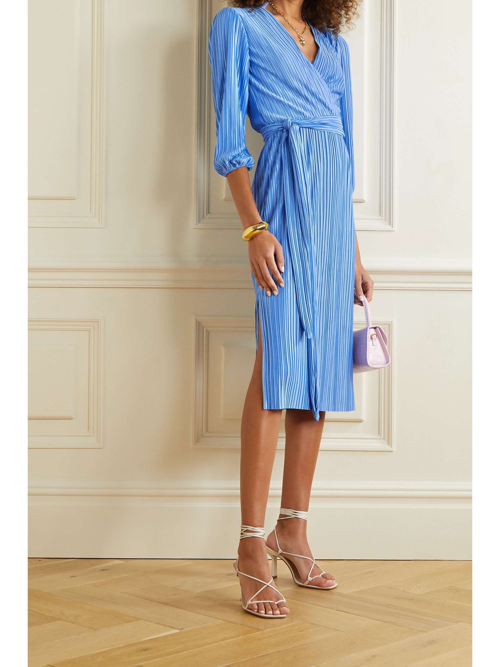 alice olivia wrap dress