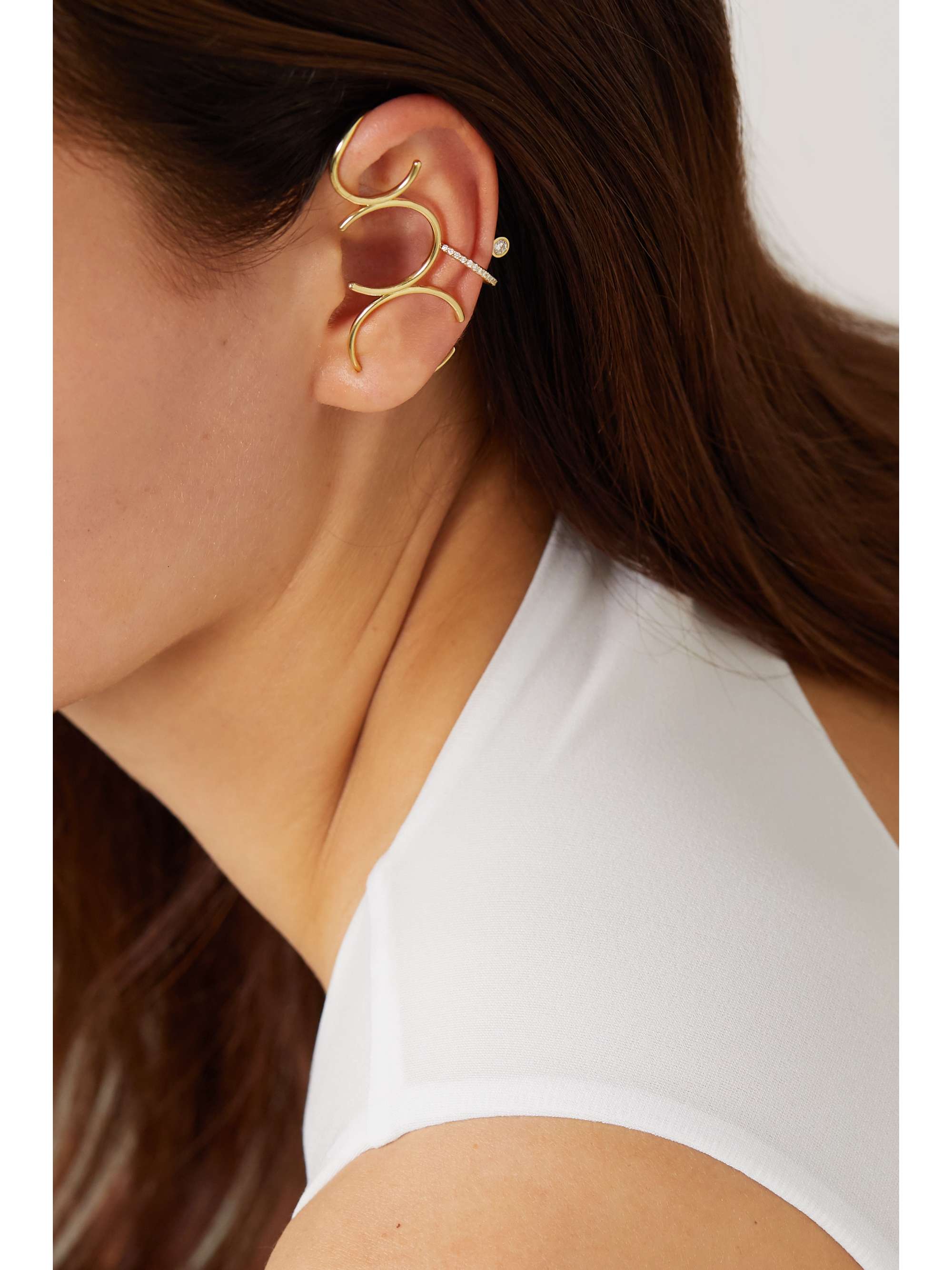 KATKIM 18-karat gold ear cuff