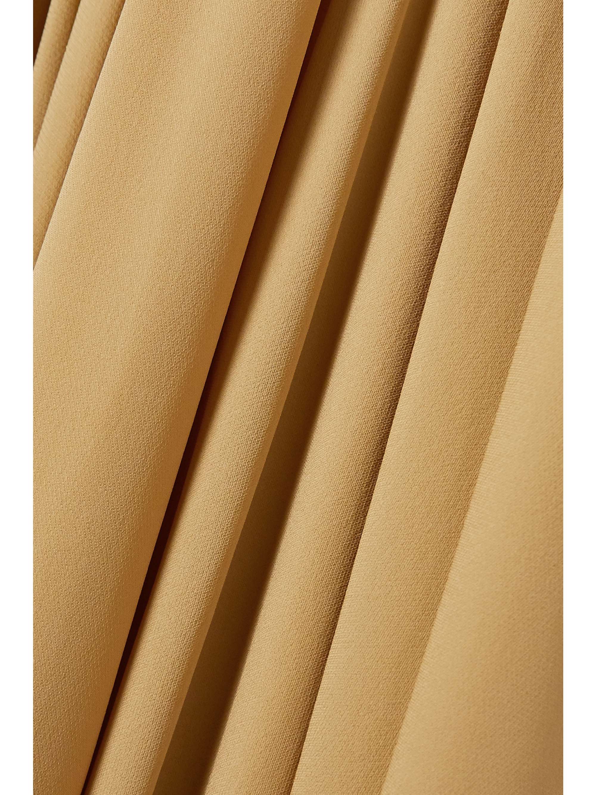 TOVE Flores gathered silk-georgette maxi dress