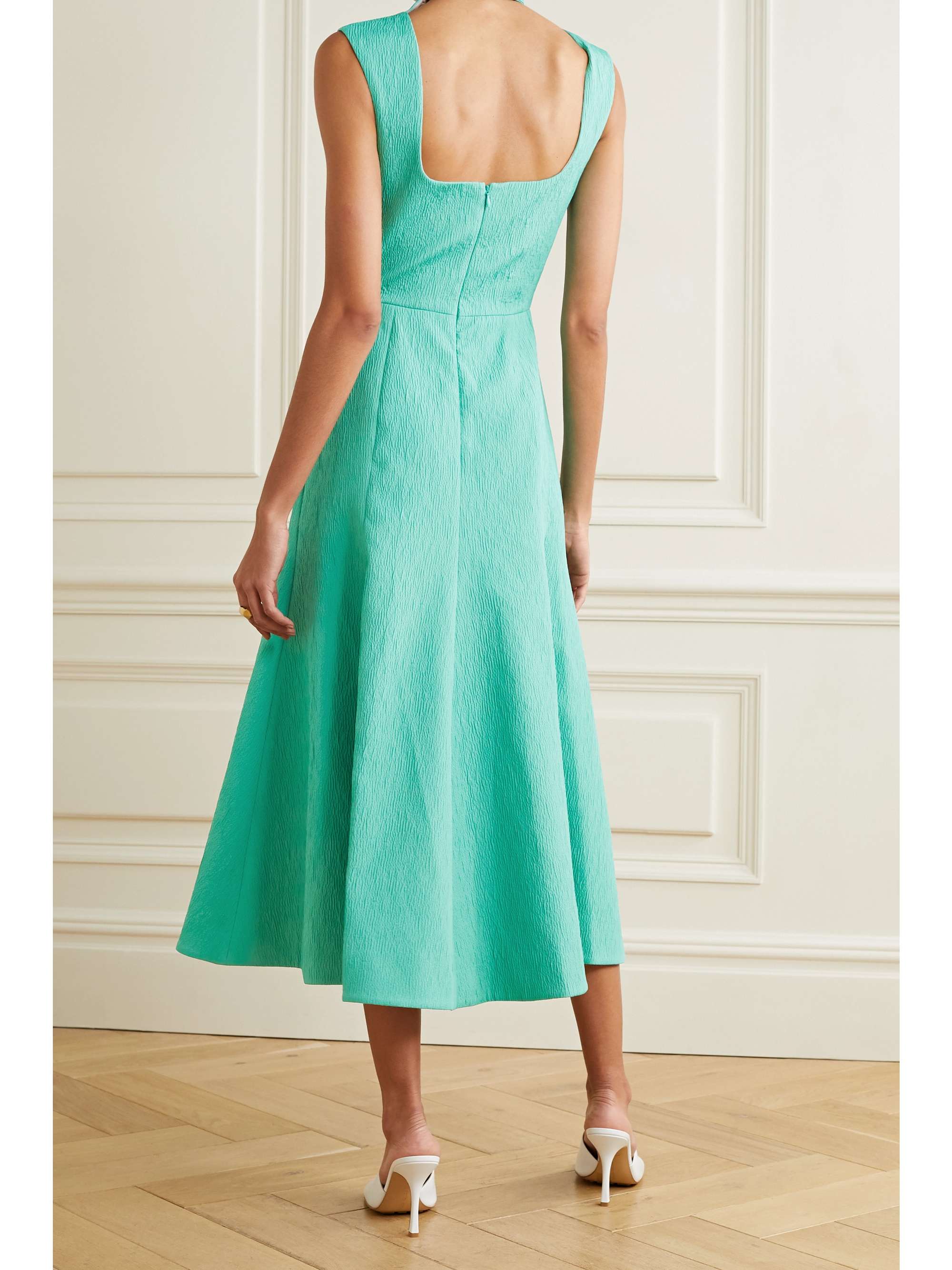 coast felicity printed pleat dress