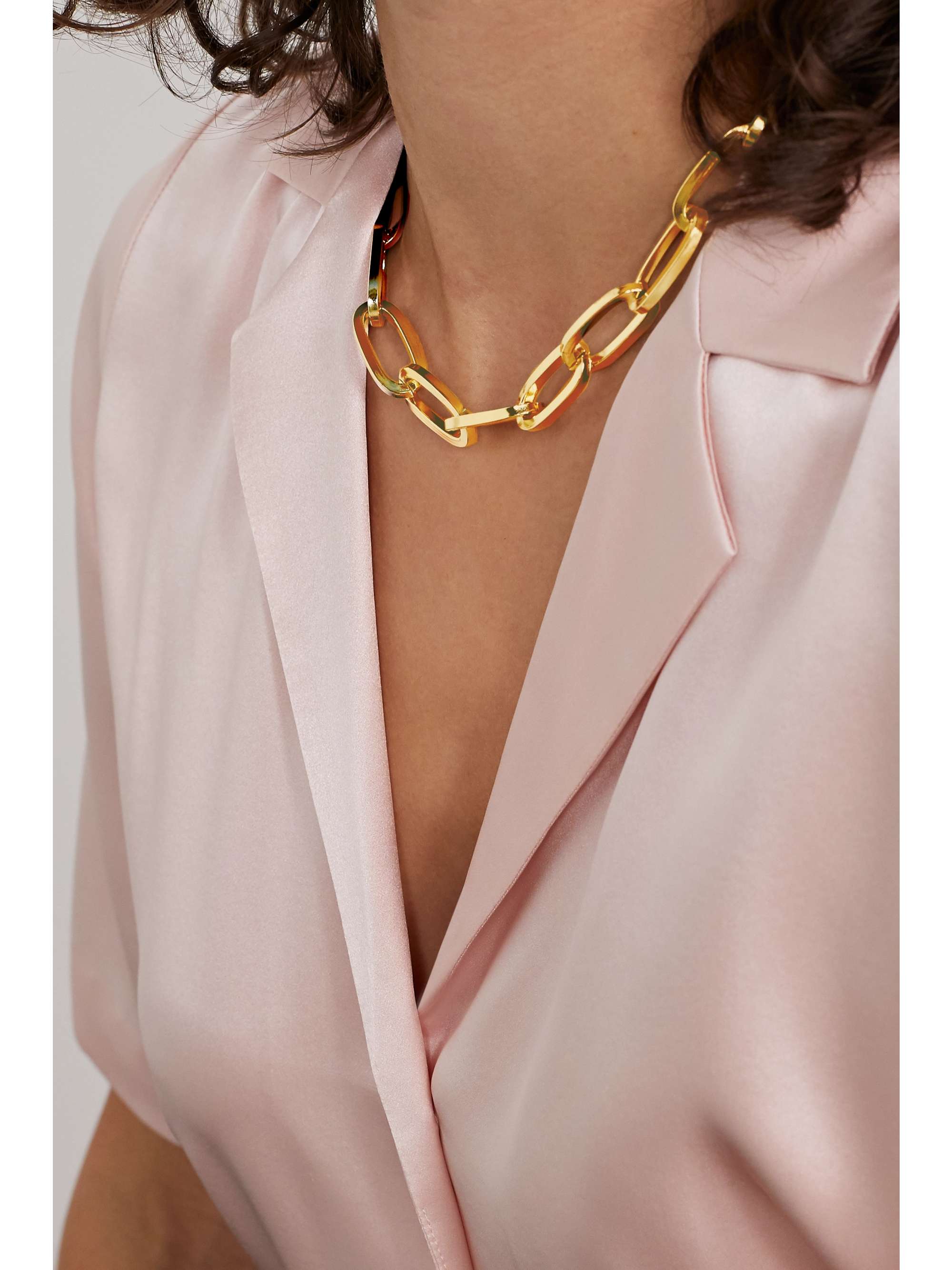 JENNIFER FISHER Large Essential gold-plated choker